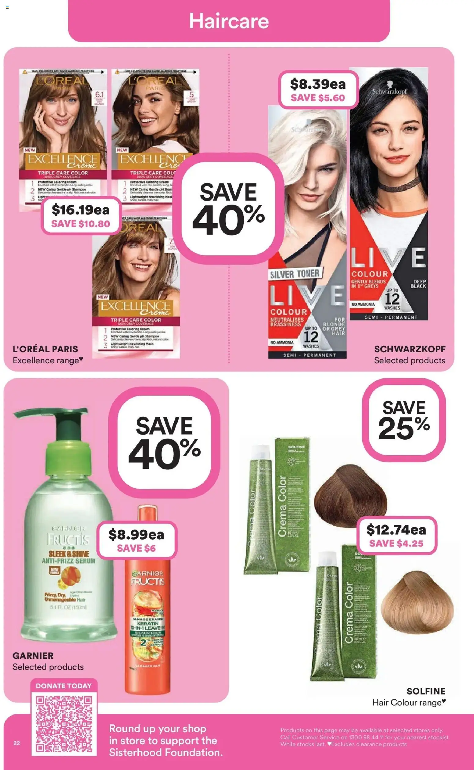 Priceline Pharmacy catalogue - valid from 25.12.2025 | Page: 22 | Products: Light, Shampoo, Hair colour, Toner