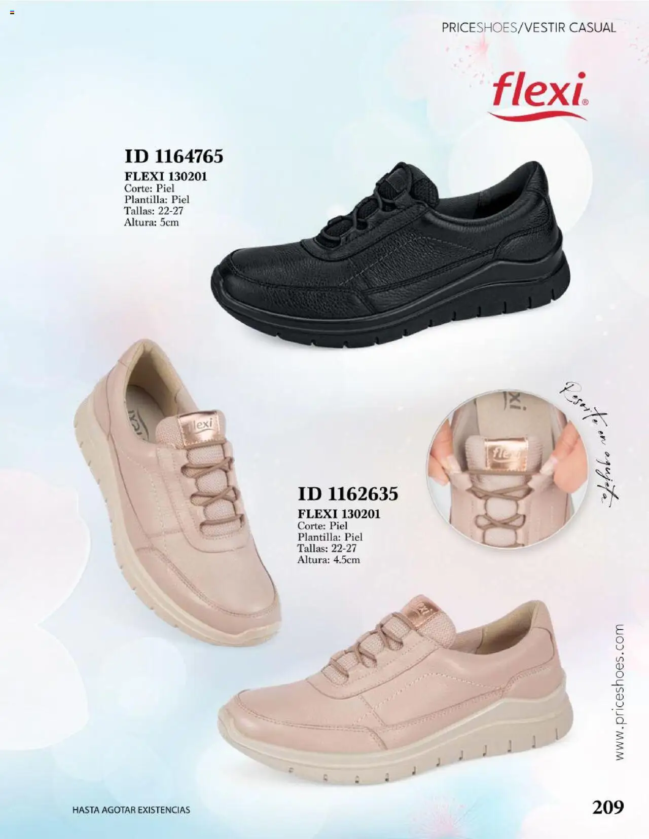 Nuevas ofertas de Price Shoes válidas en toda la República Mexicana desde el 05.08.2024. ¡Encuentra las mejores ofertas en Price Shoes catálogo Vestir Casual ! | Página: 209