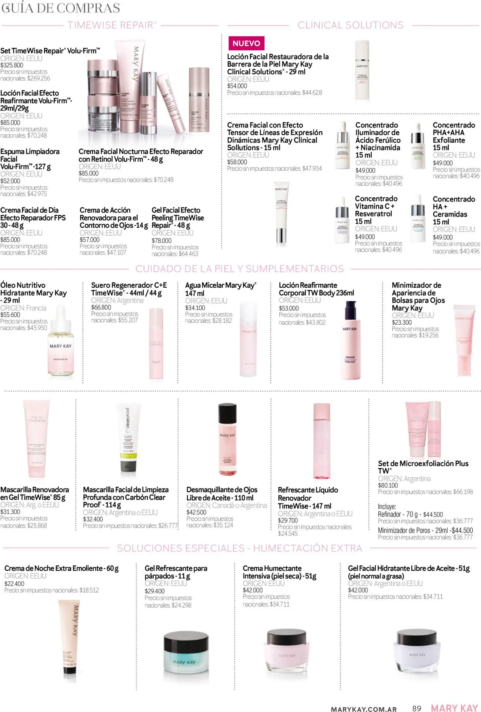 Mary Kay - Look Digital Otoño 2026 │ válido desde el 01.04.2026 | Página: 89 | Productos: Aceite, Iluminador, Contorno de ojos, Loción