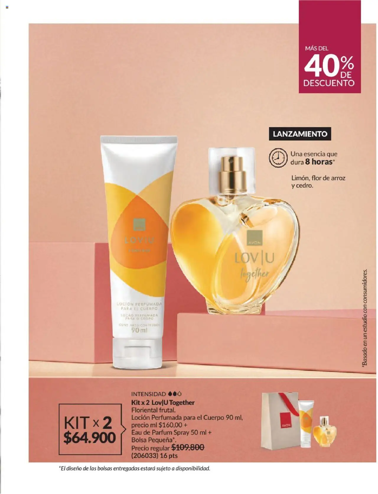Avon revista - valida desde el 01.08.2025 | Página: 14 | Productos: Arroz, Bolsa, Loción