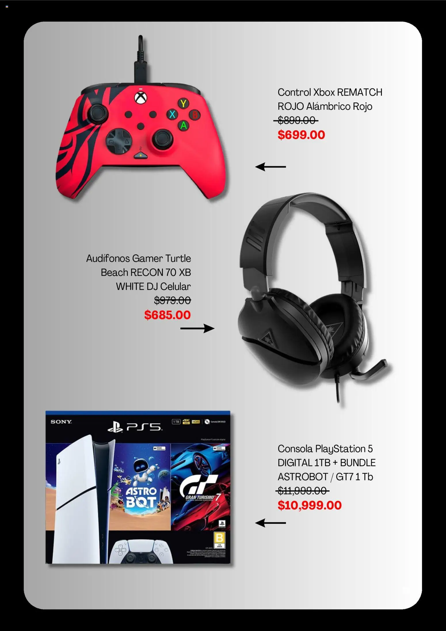 Nuevas ofertas de Muebles America válidas en toda la República Mexicana desde el 13.01.2026. ¡Encuentra las mejores ofertas en Muebles America catálogo! | Página: 4 | Productos: Audífonos, Playstation, Xbox