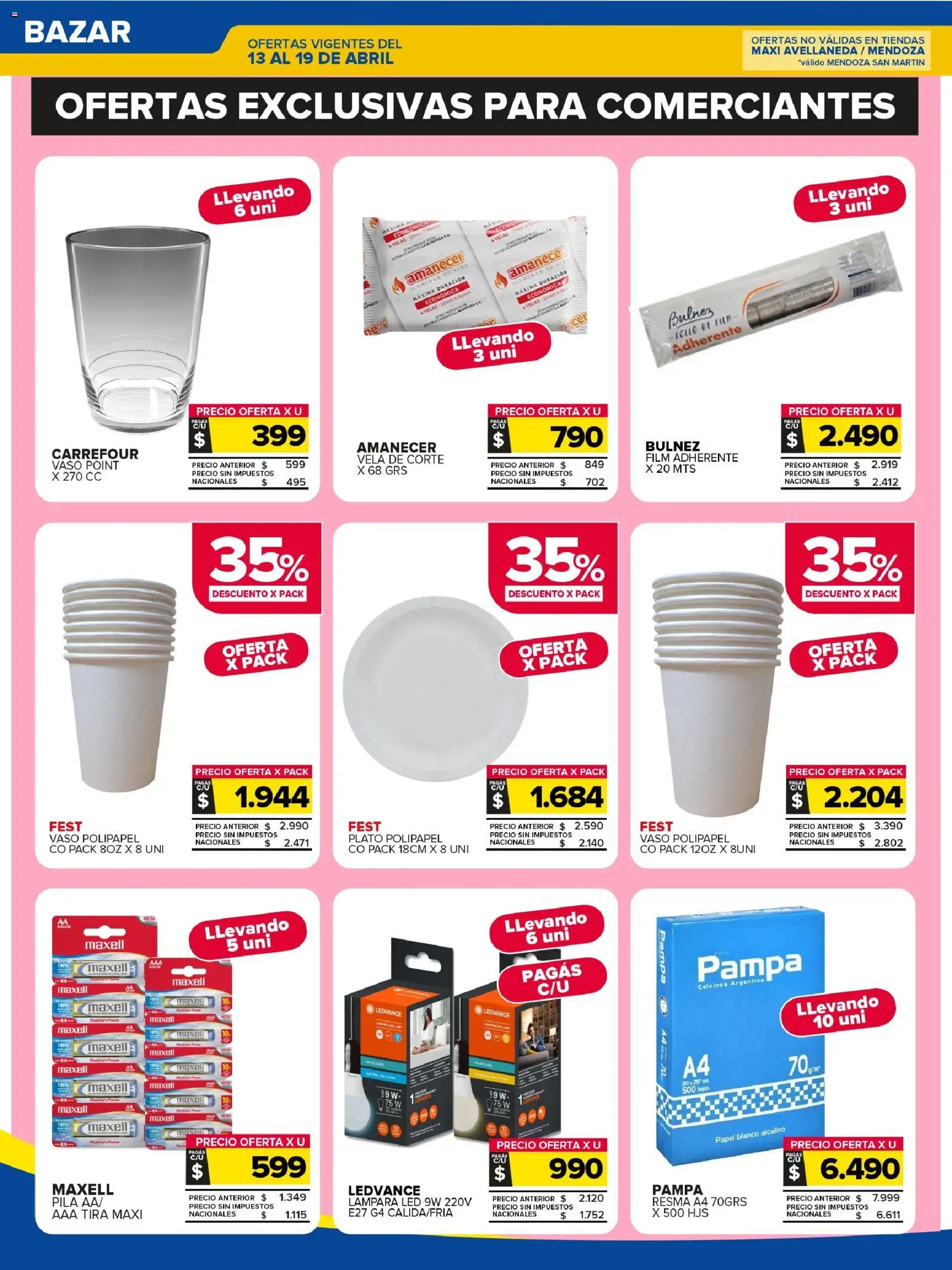 Carrefour Maxi catálogo │ válido desde el 13.04.2026 | Página: 25 | Productos: Vela, Pila, Lámpara