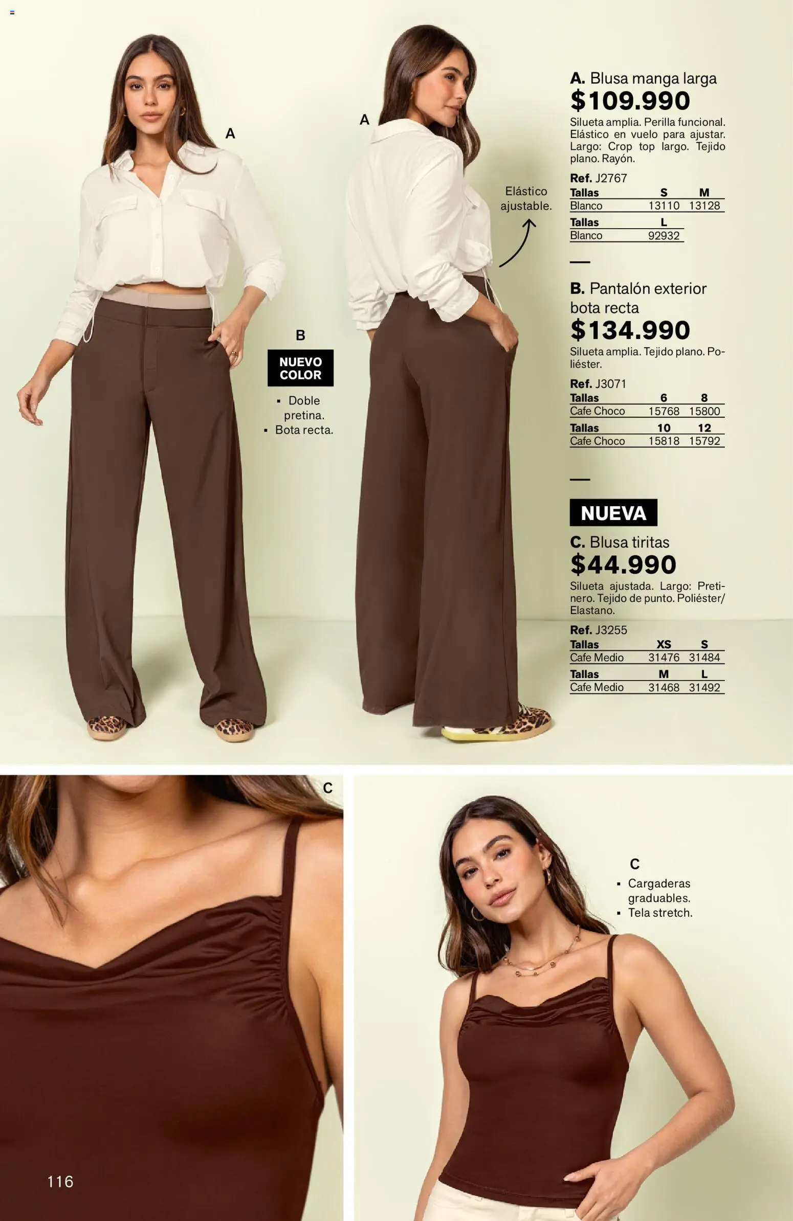 Leonisa revista - valida desde el 03.04.2026 | Página: 116 | Productos: Top, Blusa, Café