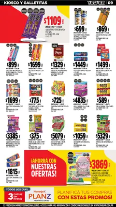 Yaguar catálogo │ válido desde el 01.09.2025 | Página: 11 | Productos: Pico, Galletitas, Chocolate, Chicle