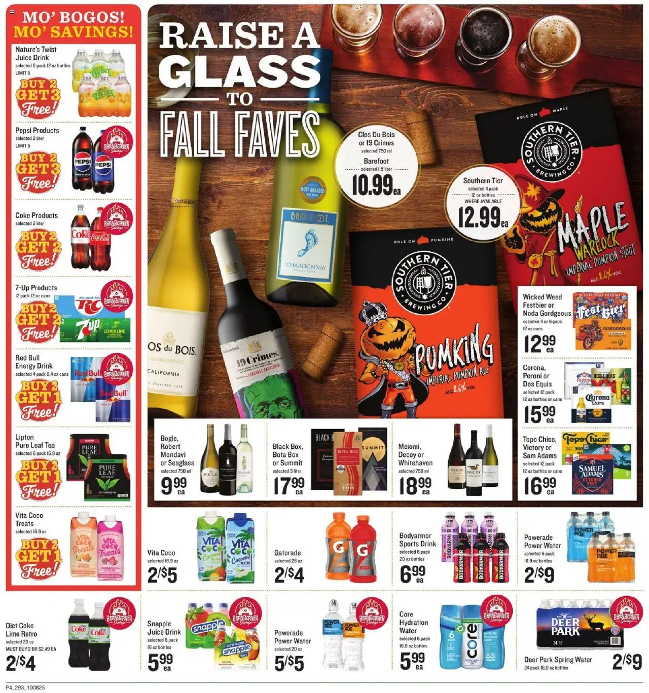 Lowes Foods Weekly Ad - SC - valid from 08.10.2025 | Page: 4 | Products: Box, Juice, Tea, Lemon