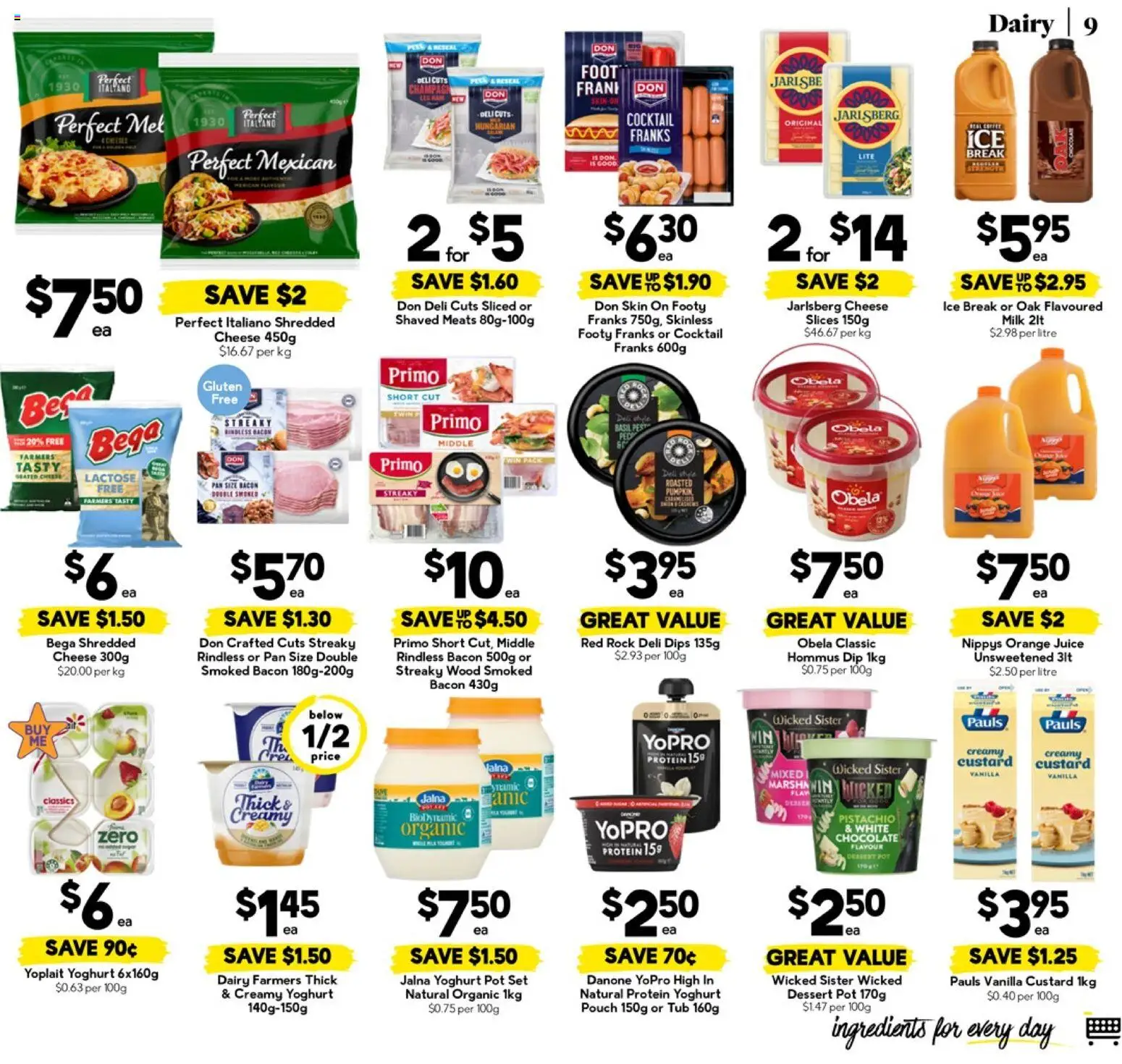 Drakes catalogue - valid from 14.01.2026 | Page: 9 | Products: Milk, Yoghurt, Chocolate, Pumpkin