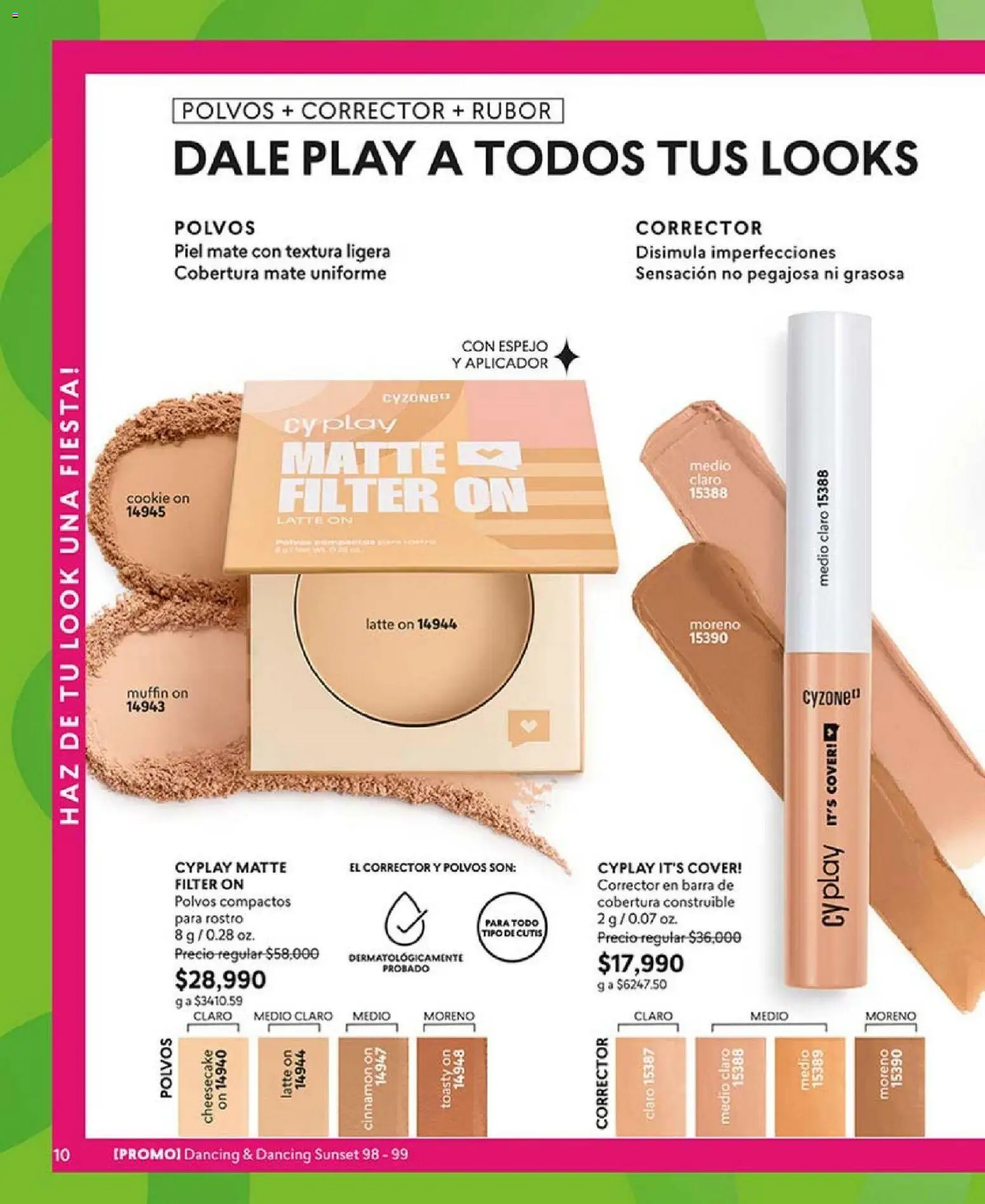 CyZone revista - valida desde el 20.02.2026 | Página: 10 | Productos: Rubor, Espejo, Corrector