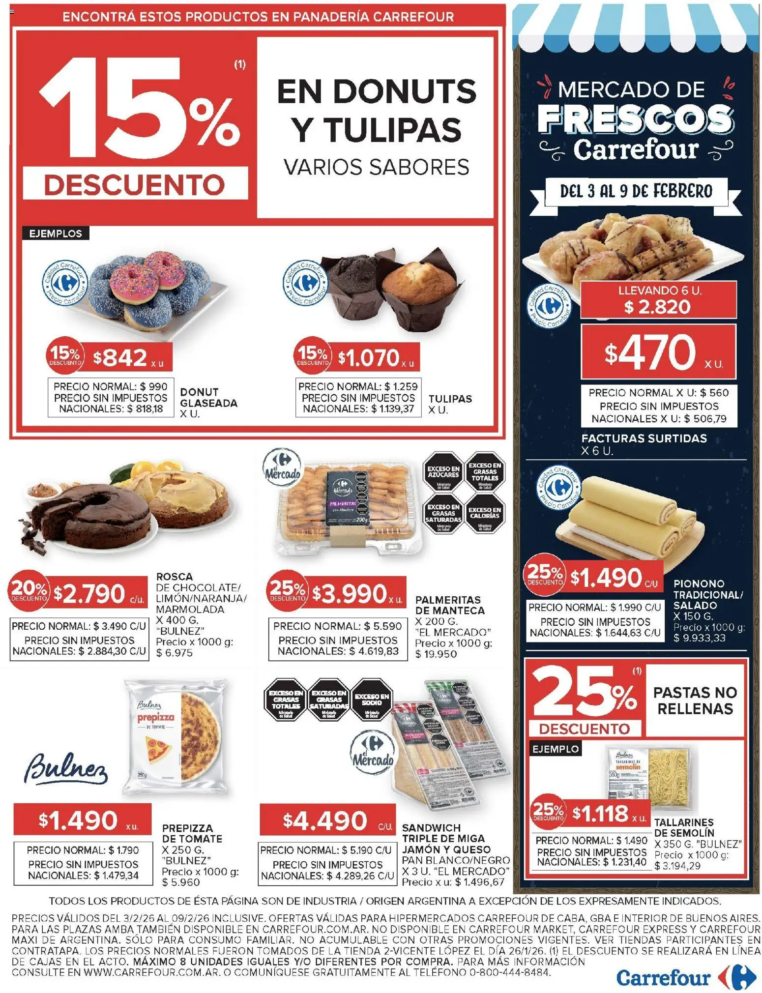 Carrefour ofertas │ válido desde el 03.02.2026 | Página: 20 | Productos: Teléfono, Queso, Pan, Jamón