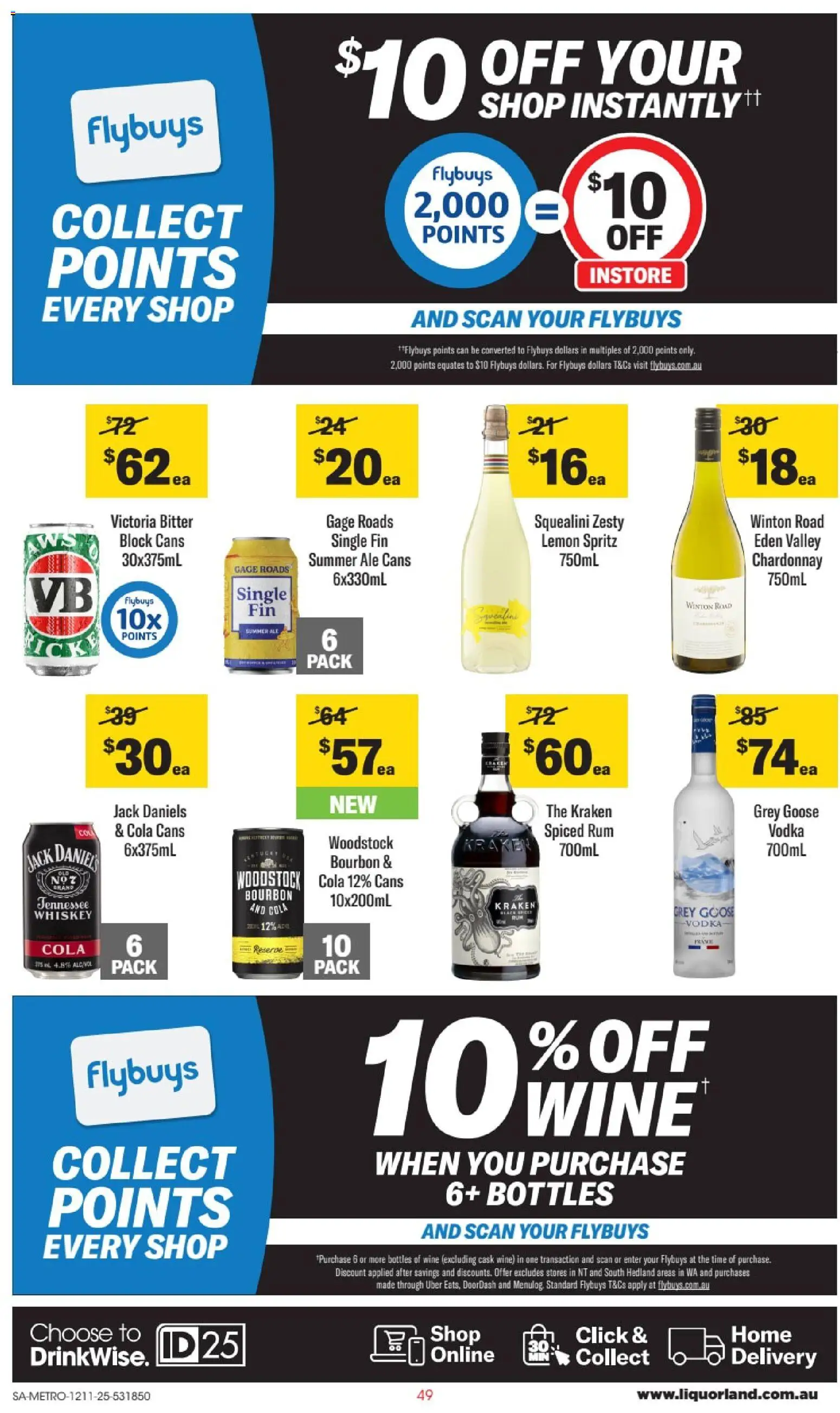 Liquorland catalogue - valid from 12.11.2025 | Page: 2 | Products: Wine, Bourbon, Vodka, Lemon