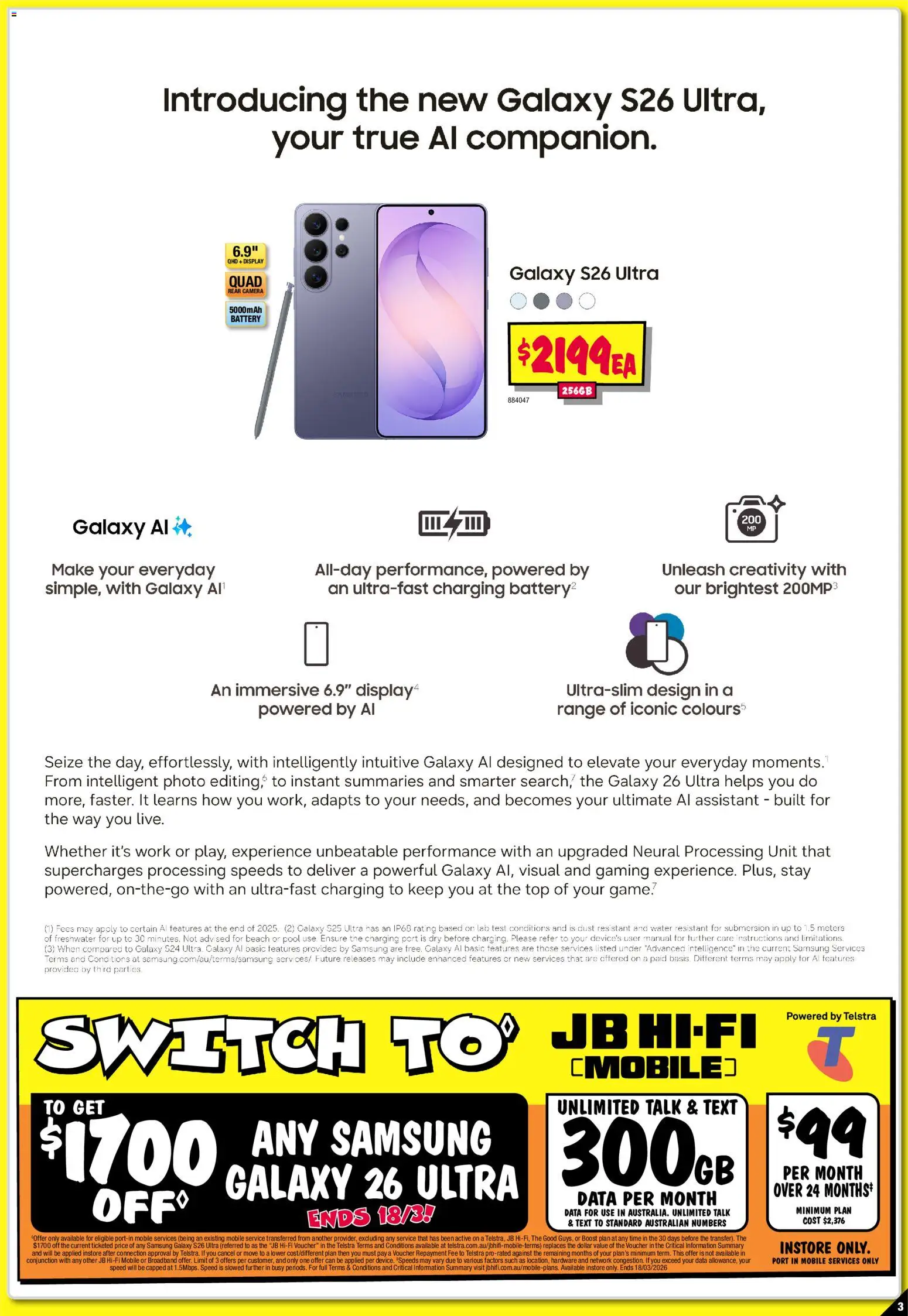 JB Hi-Fi catalogue - valid from 11.03.2026 | Page: 3 | Products: Battery, Camera, Game, Mobile