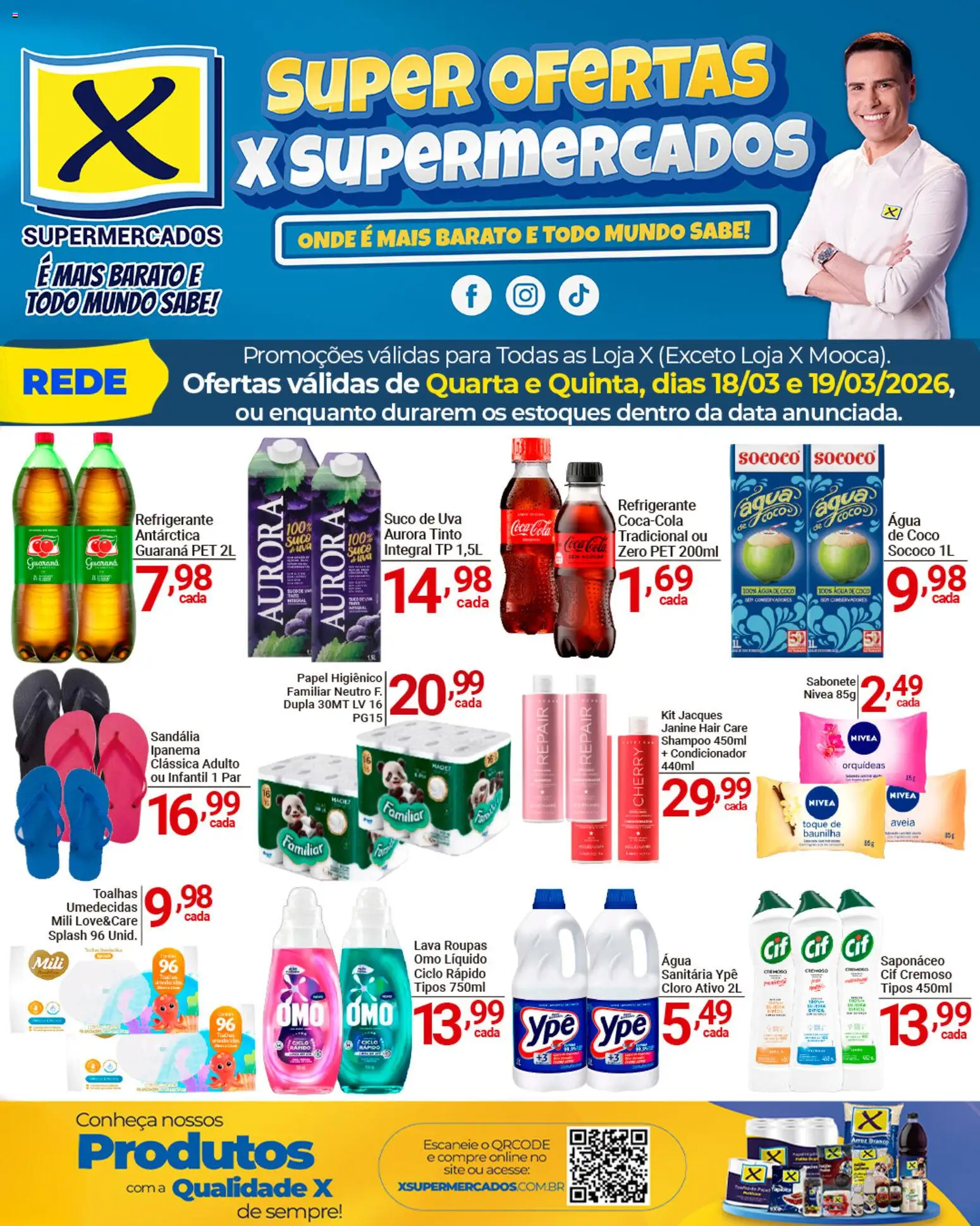 X Supermercados Folheto - válido de 18.03.2026 | Página: 5 | Produtos: Coco, Água de coco, Cola, Roupas
