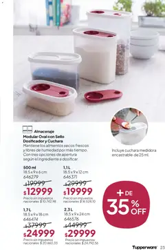 Vista previa Tupperware Folleto válido desde el 24.11.2025 | Página: 24 | Productos: Modular, Cuchara