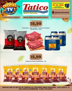 Tatico ofertas do Dia - Pré-Visualização do folheto da loja Tatico, válido de 07.04.2026 | Página: 34 | Produtos: Linguiça, Café, Arroz, Maionese