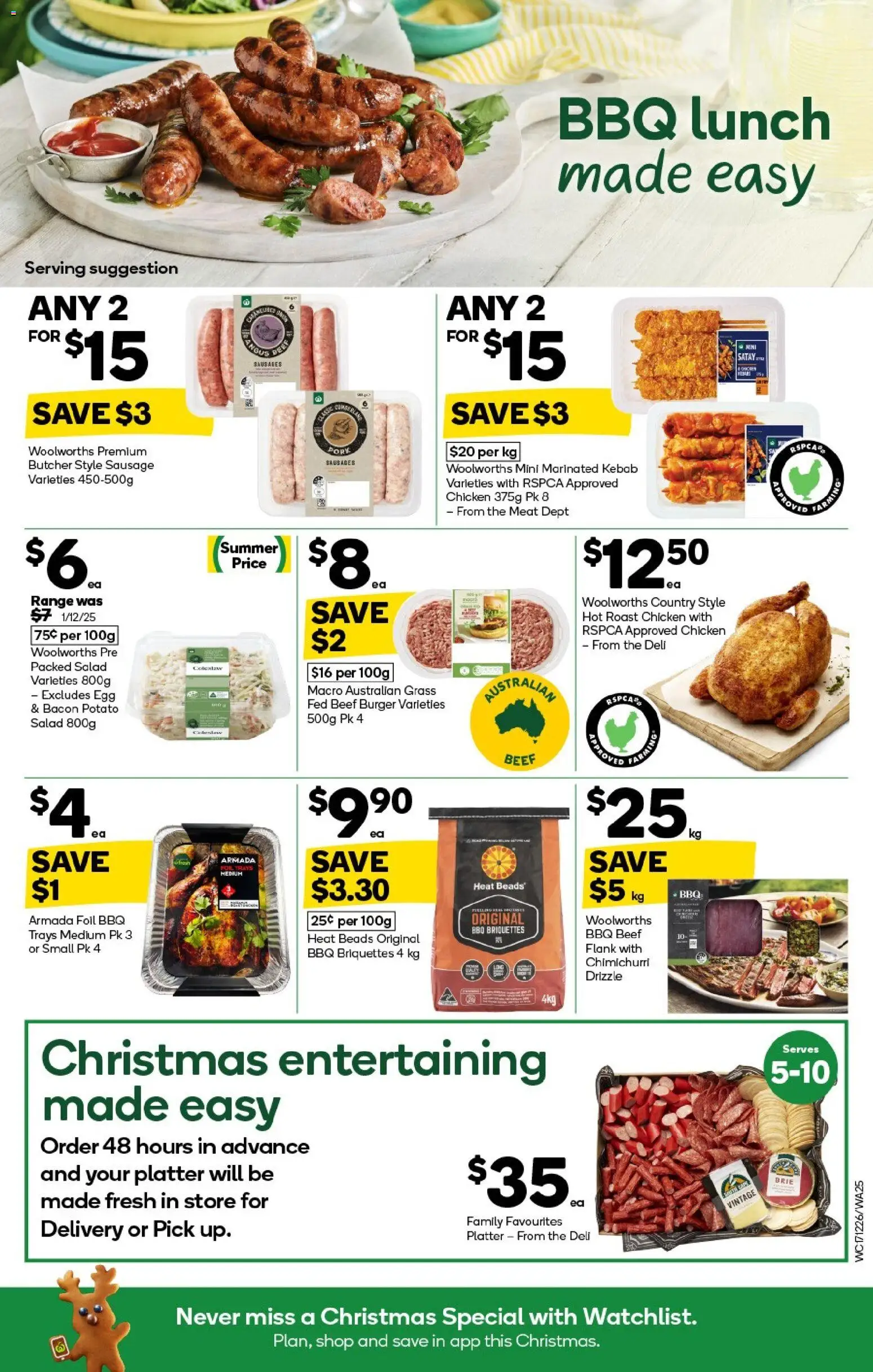 Woolworths catalogue - valid from 17.12.2025 | Page: 25 | Products: Bacon, Chicken, Meat, Sausage