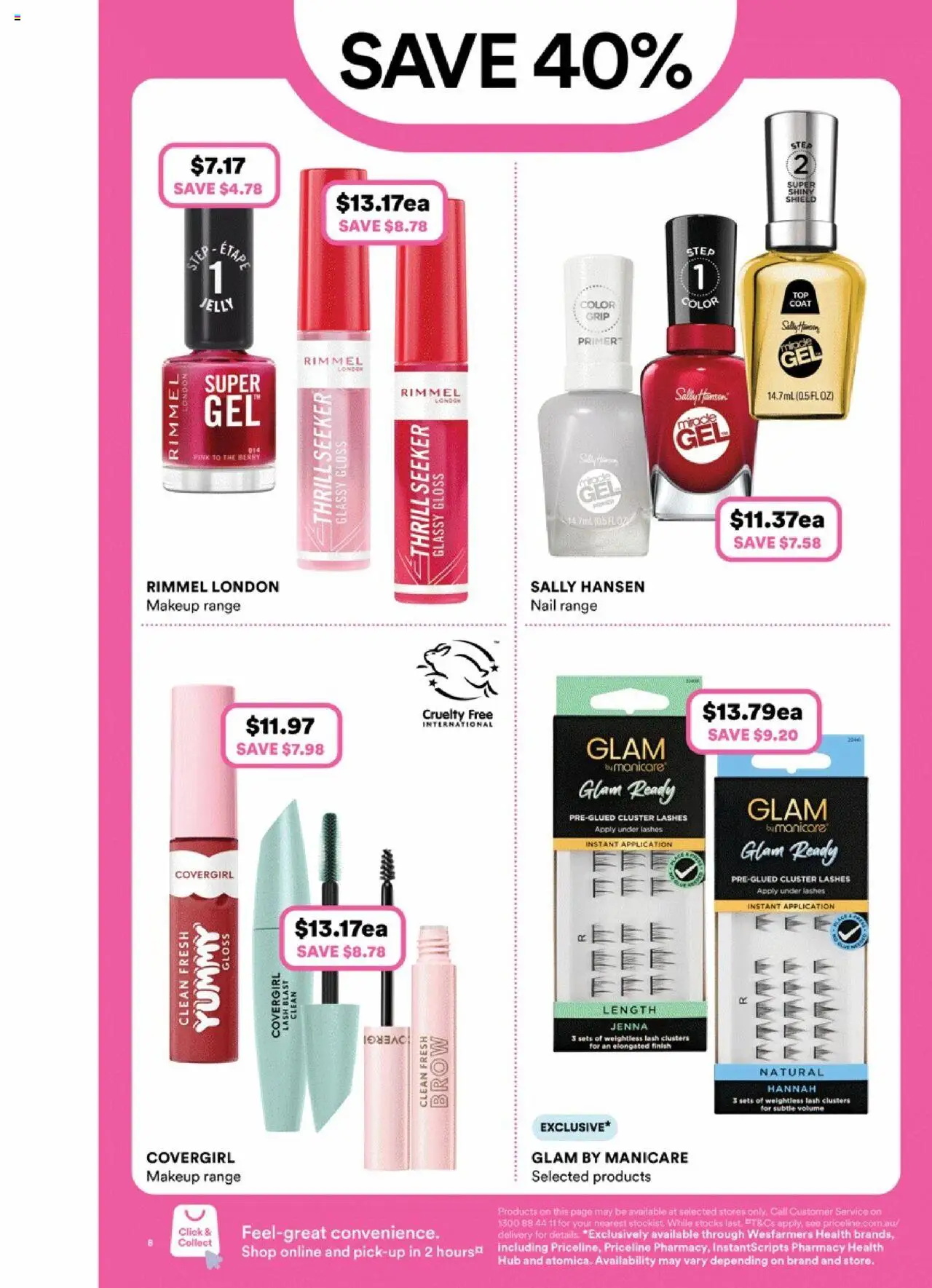 Priceline Pharmacy catalogue - valid from 14.08.2025 | Page: 8 | Products: Makeup, Coat