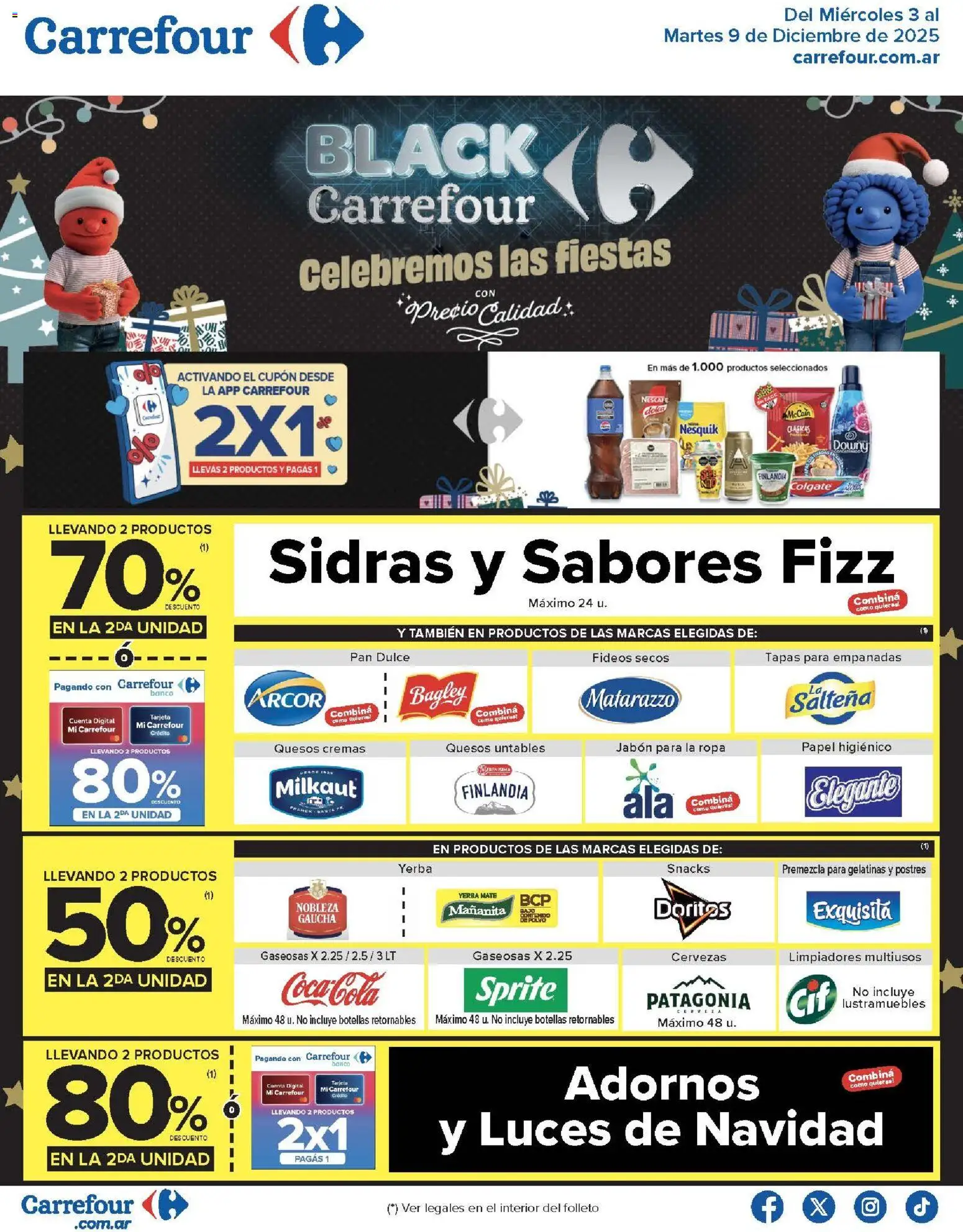 Carrefour - Carrefour Hiper 03 Diciembre - 9f59952f-7627-4a15-93a5-226a35a10741 │ válido desde el 03.12.2025 | Página: 1 | Productos: Papel higiénico, Lustramuebles, Banco, Pan