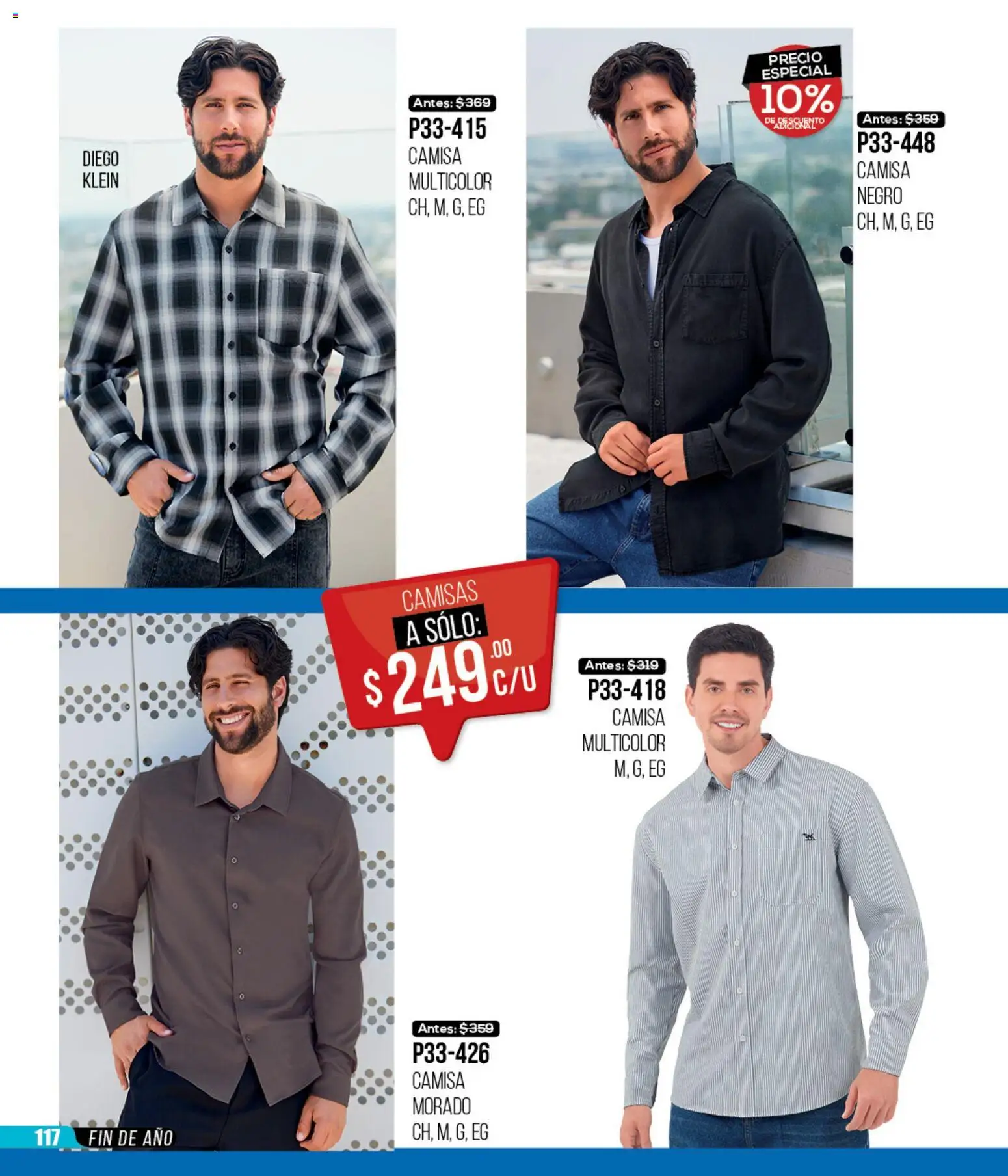 Nuevas ofertas de Cklass válidas en toda la República Mexicana desde el 15.12.2025. ¡Encuentra las mejores ofertas en Cklass catálogo Rebajas fin de año calzado! | Página: 419 | Productos: Camisa