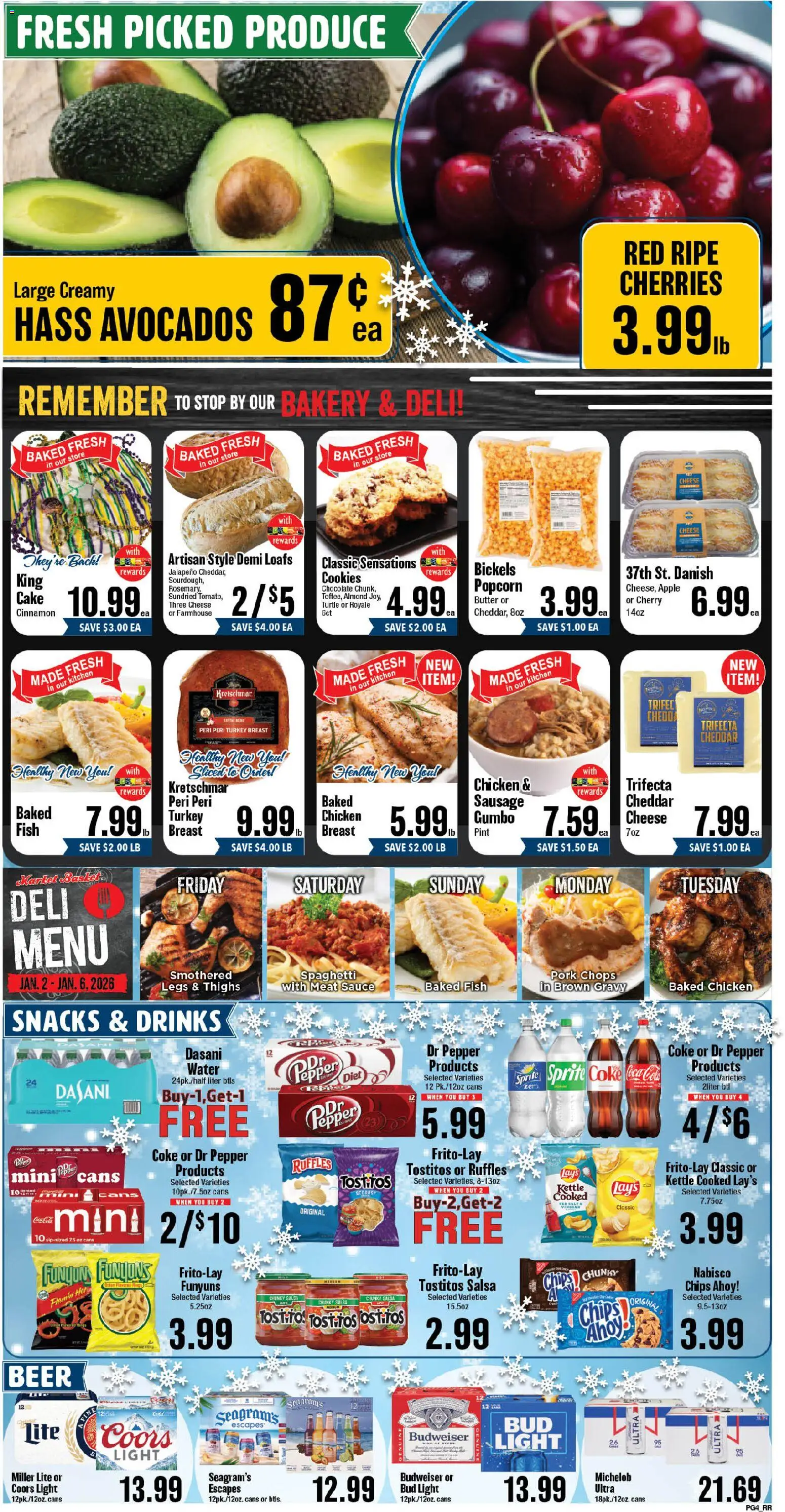 Market Basket Southeast Texas - valid from 02.01.2026 | Page: 4 | Products: Pork, Fish, Sauce, Sausage