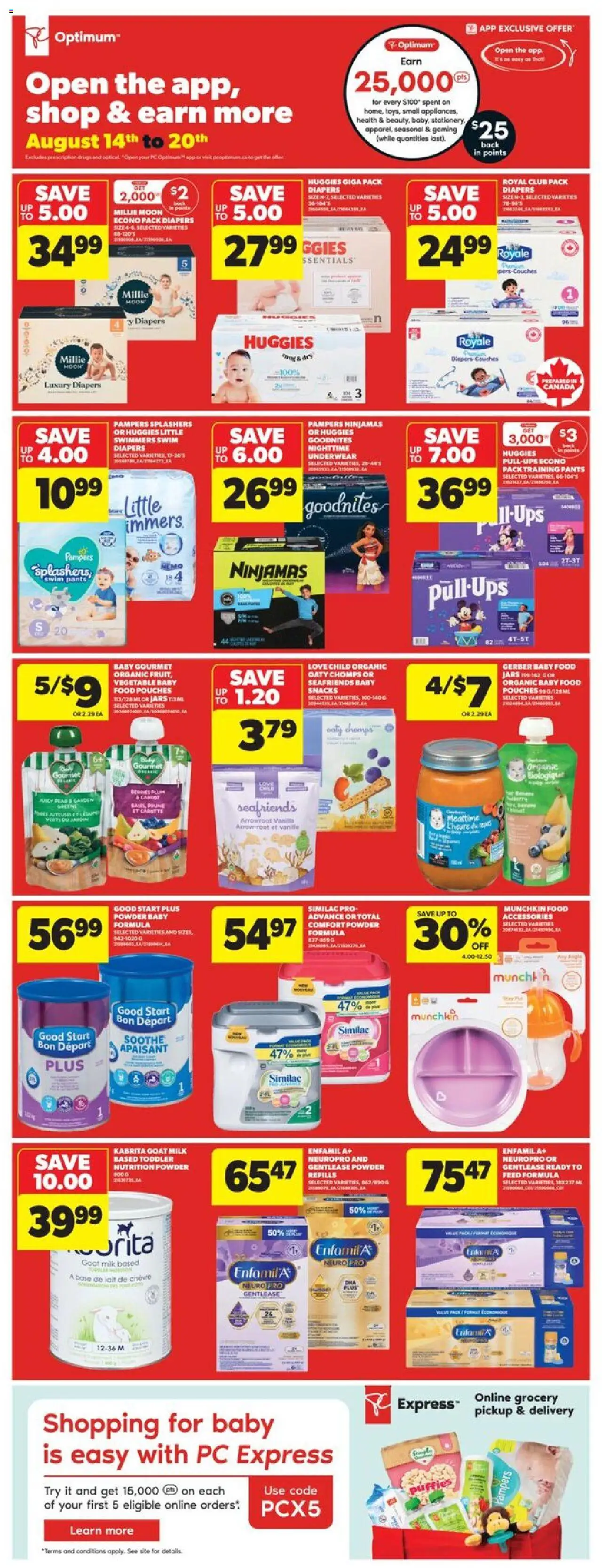 Real Canadian Superstore flyer valid from 14.08.2025 | Page: 27 | Products: PC, Powder, Pants, Underwear