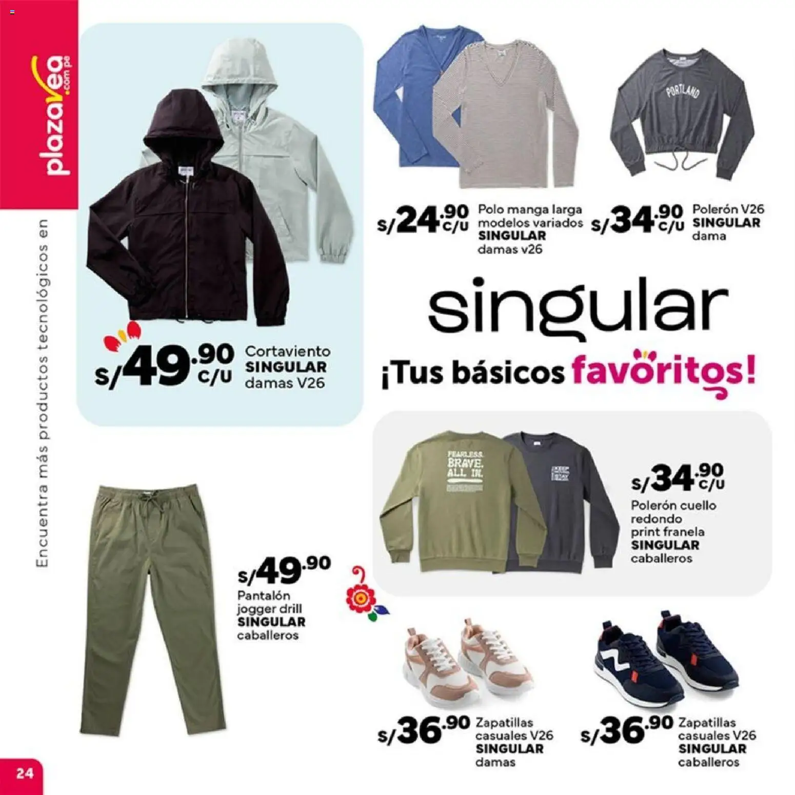 Catálogo Plaza Vea válido desde 14.11.2025 | Página: 24 | Productos: Polo, Zapatillas