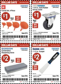 Preview of Harbor Freight weekly ads valid from 09.10.2025 | Page: 3 | Products: Swivel, Caster