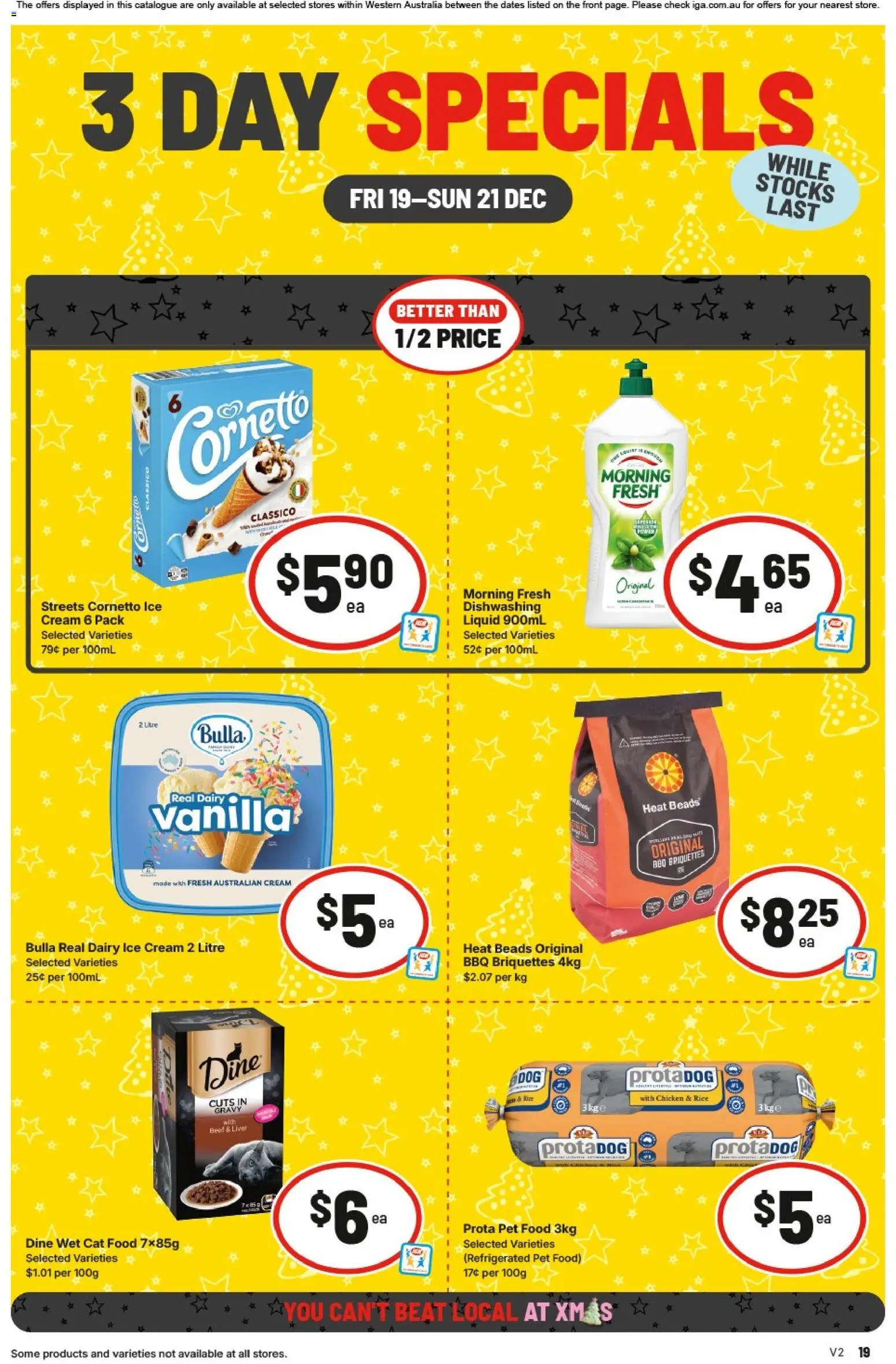 IGA catalogue - valid from 19.12.2025 | Page: 3 | Products: Dairy, Chicken, Cream, Ice cream