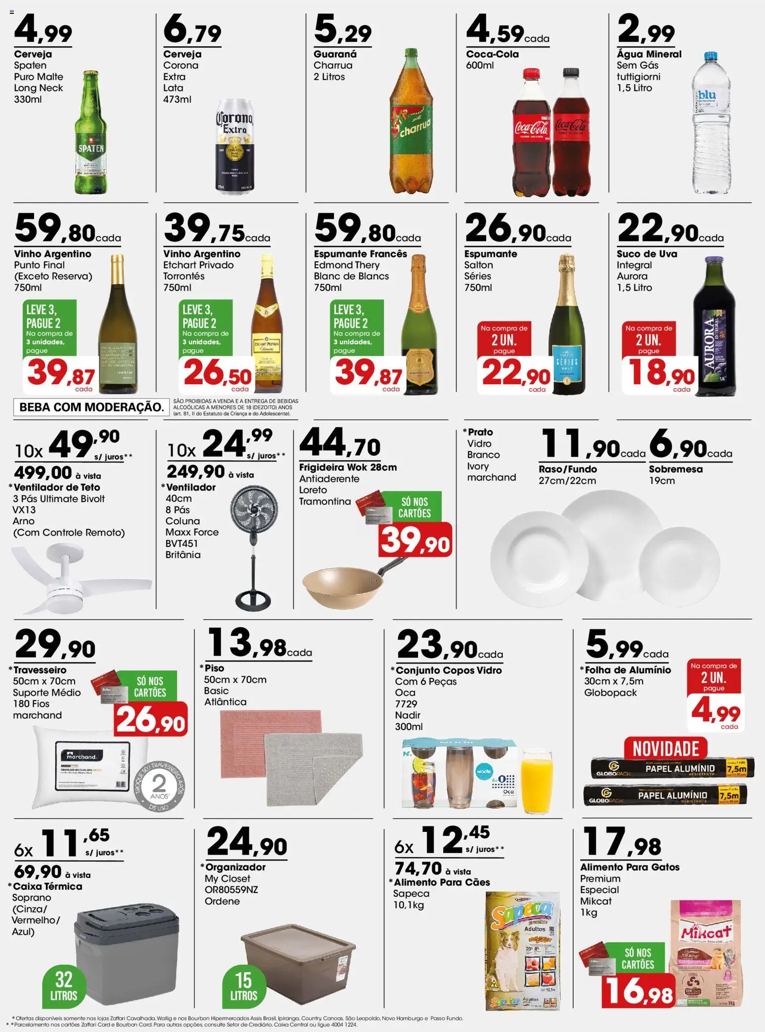 Zaffari Folheto - válido de 26.01.2026 | Página: 3 | Produtos: Caixa térmica, Guaraná, Caixa, Suco