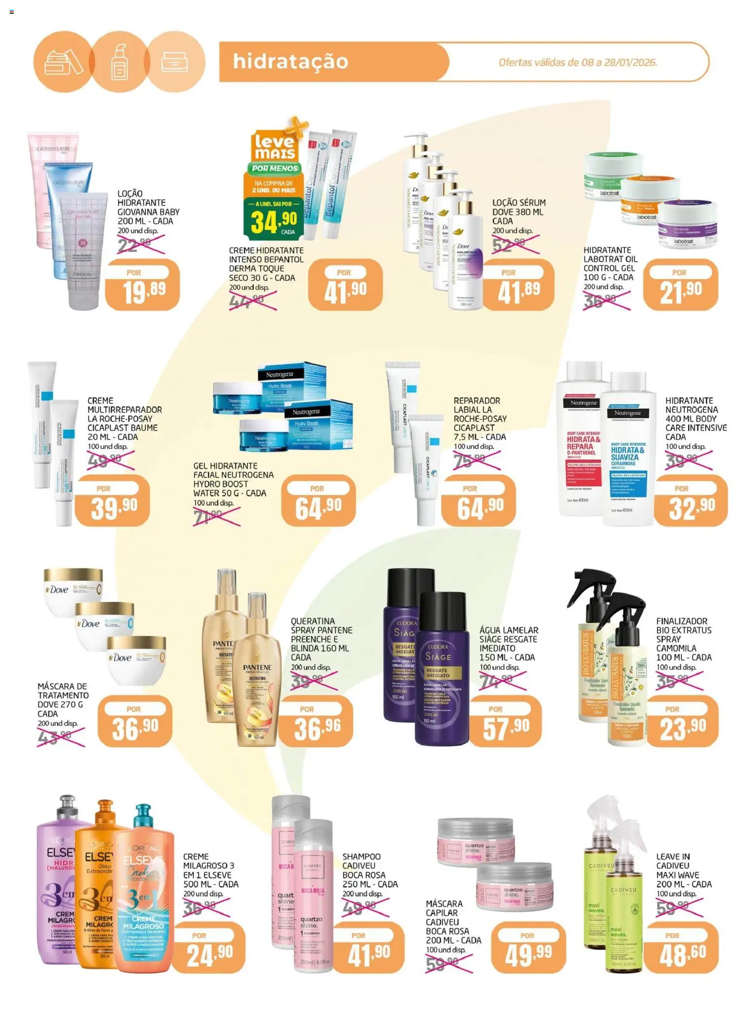 Cooper Folheto - válido de 08.01.2026 | Página: 4 | Produtos: Condicionador, Flores, Sérum, Creme