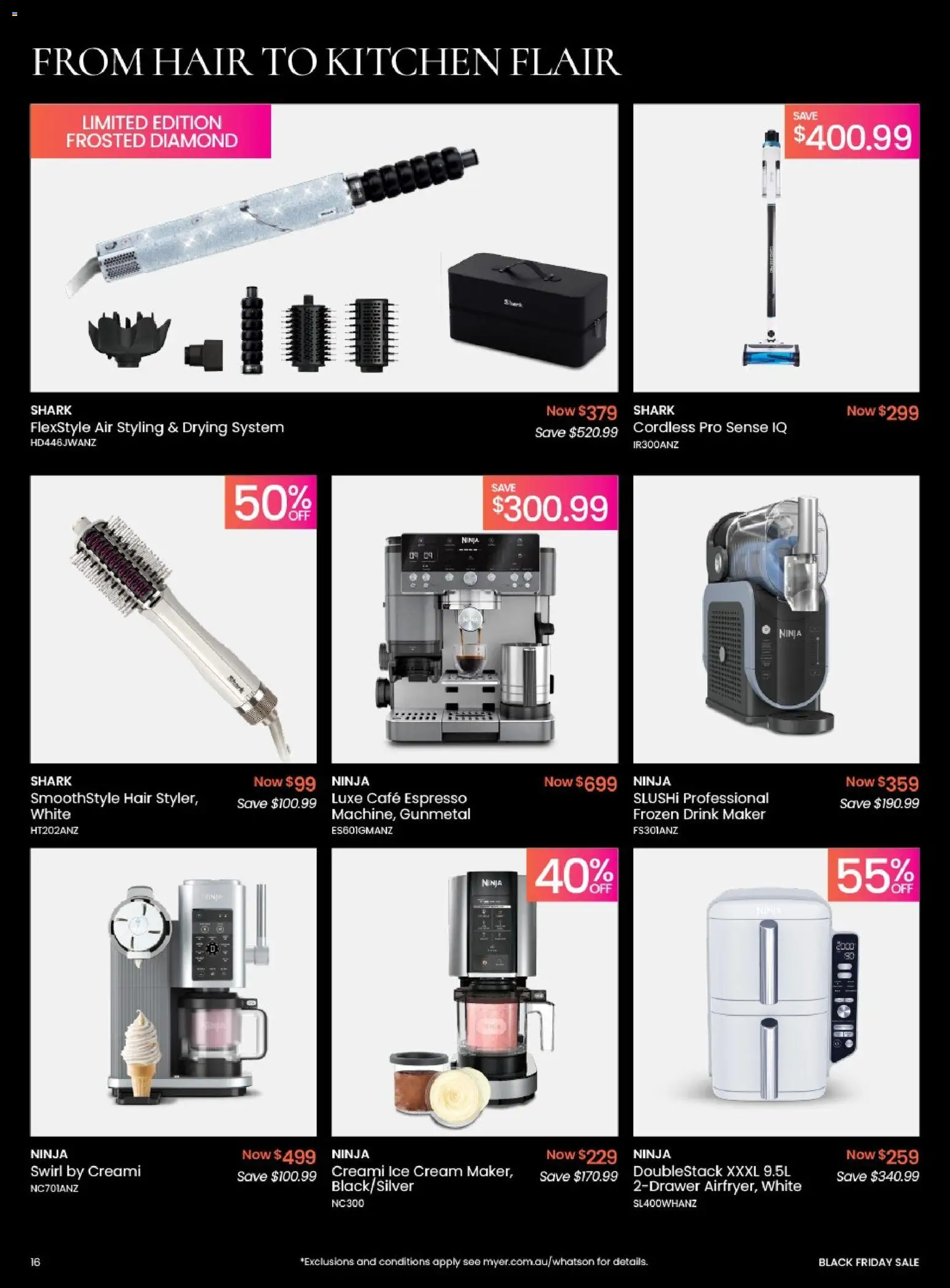 Myer catalogue - valid from 17.11.2025 | Page: 16 | Products: Diamond, Cream, Ice cream