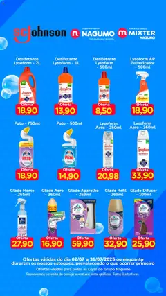 Nagumo - Ofertas SC Johnson - Pré-Visualização do folheto da loja Nagumo, válido de 02.07.2025