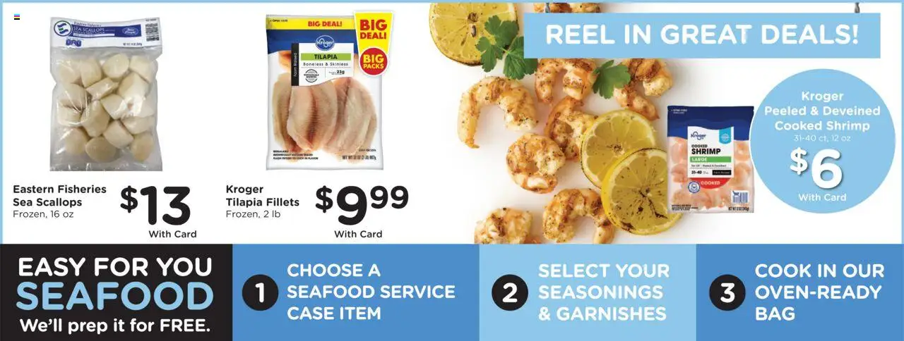 Kroger Weekly Ad - valid from 08.10.2025 | Page: 12 | Products: Seafood, Case
