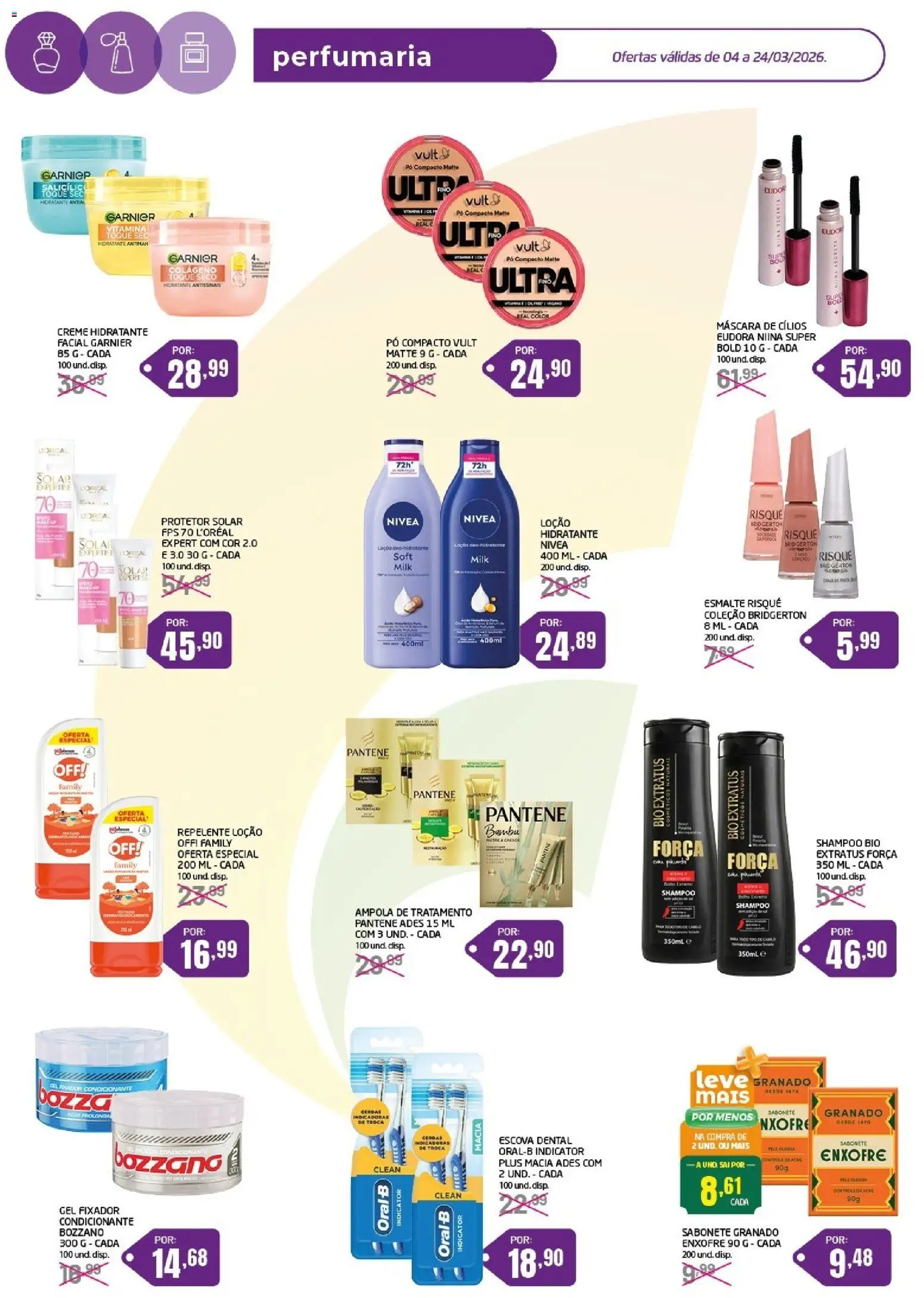 Cooper Folheto - válido de 04.03.2026 | Página: 7 | Produtos: Shampoo, Pó compacto, Protetor solar, Creme