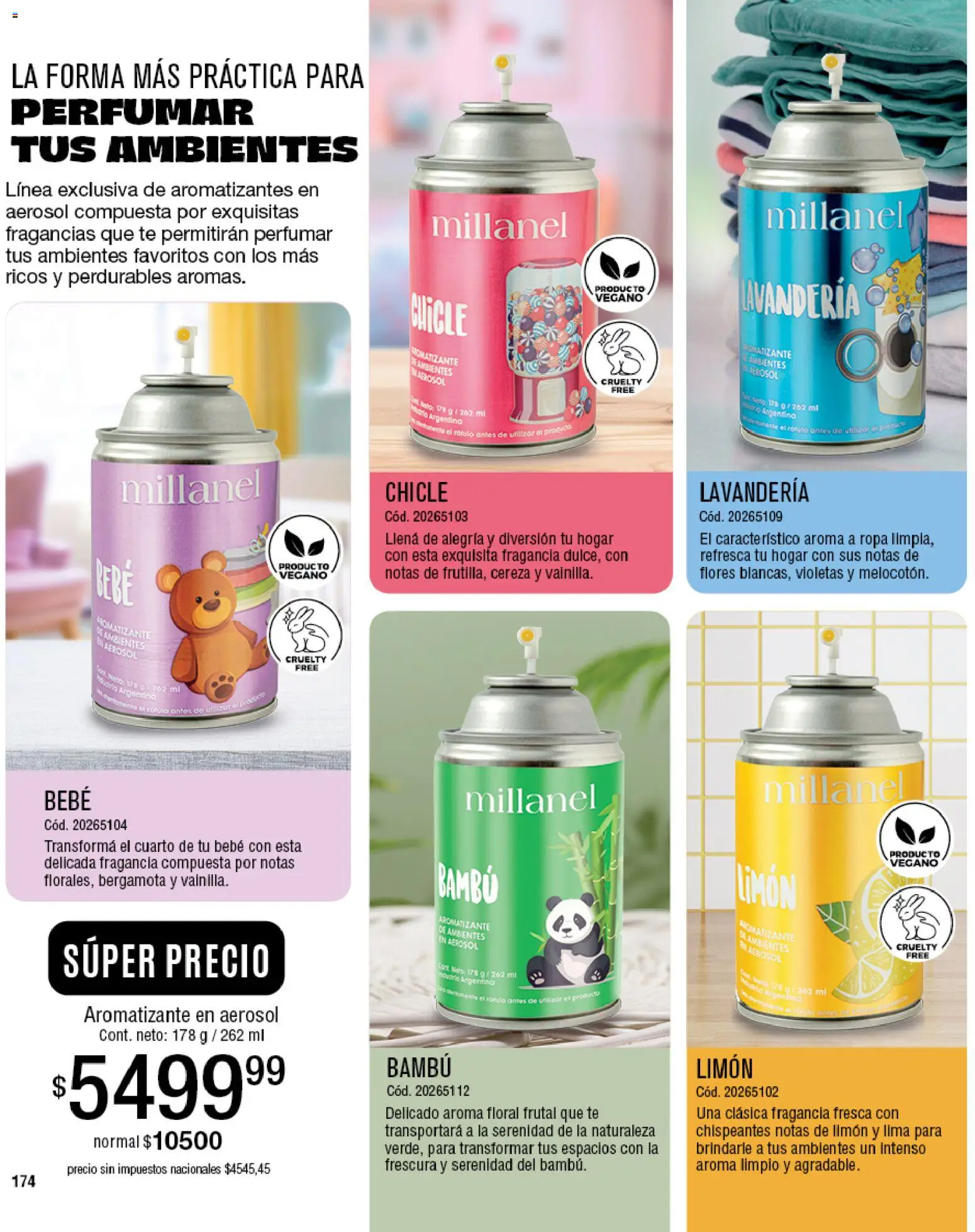Millanel - Catálogo │ válido desde el 30.03.2026 | Página: 174 | Productos: Lima, Limón, Ropa, Chicle