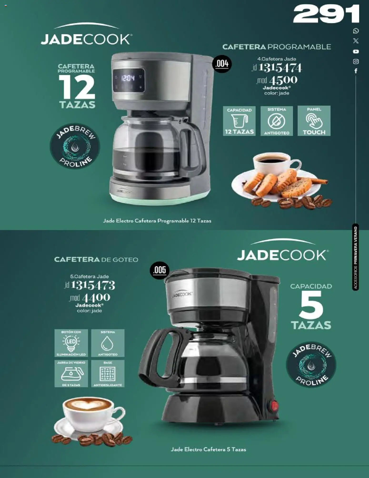 Nuevas ofertas de Price Shoes válidas en toda la República Mexicana desde el 18.04.2026. ¡Encuentra las mejores ofertas en Price Shoes catálogo Accesorios! | Página: 291 | Productos: Cafetera, Jarra