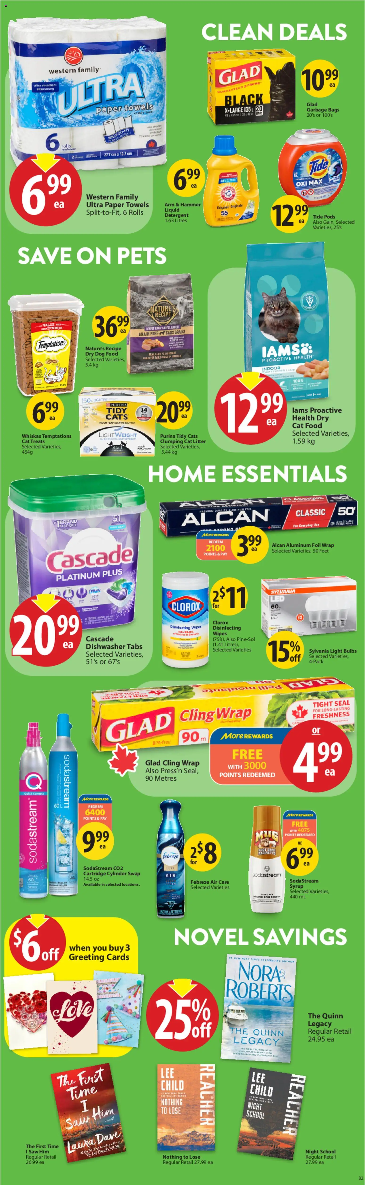 Save on foods flyer valid from 22.01.2026 | Page: 24 | Products: Dishwasher, Detergent, Beer