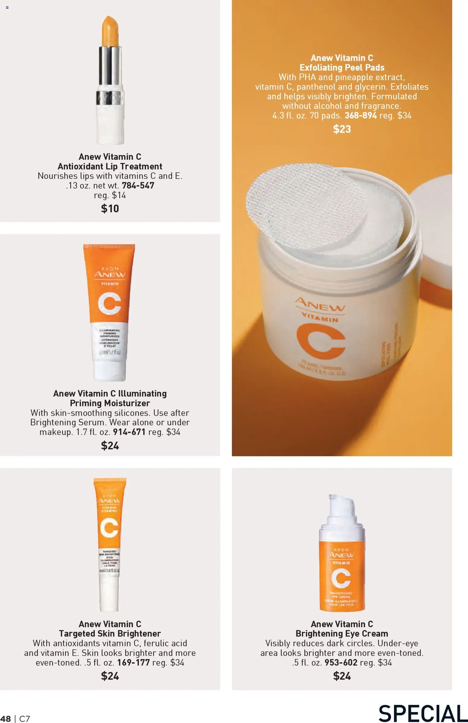 Avon Brochure - valid from 25.03.2026 | Page: 48 | Products: Vitamin, Pineapple, Pads, Cream