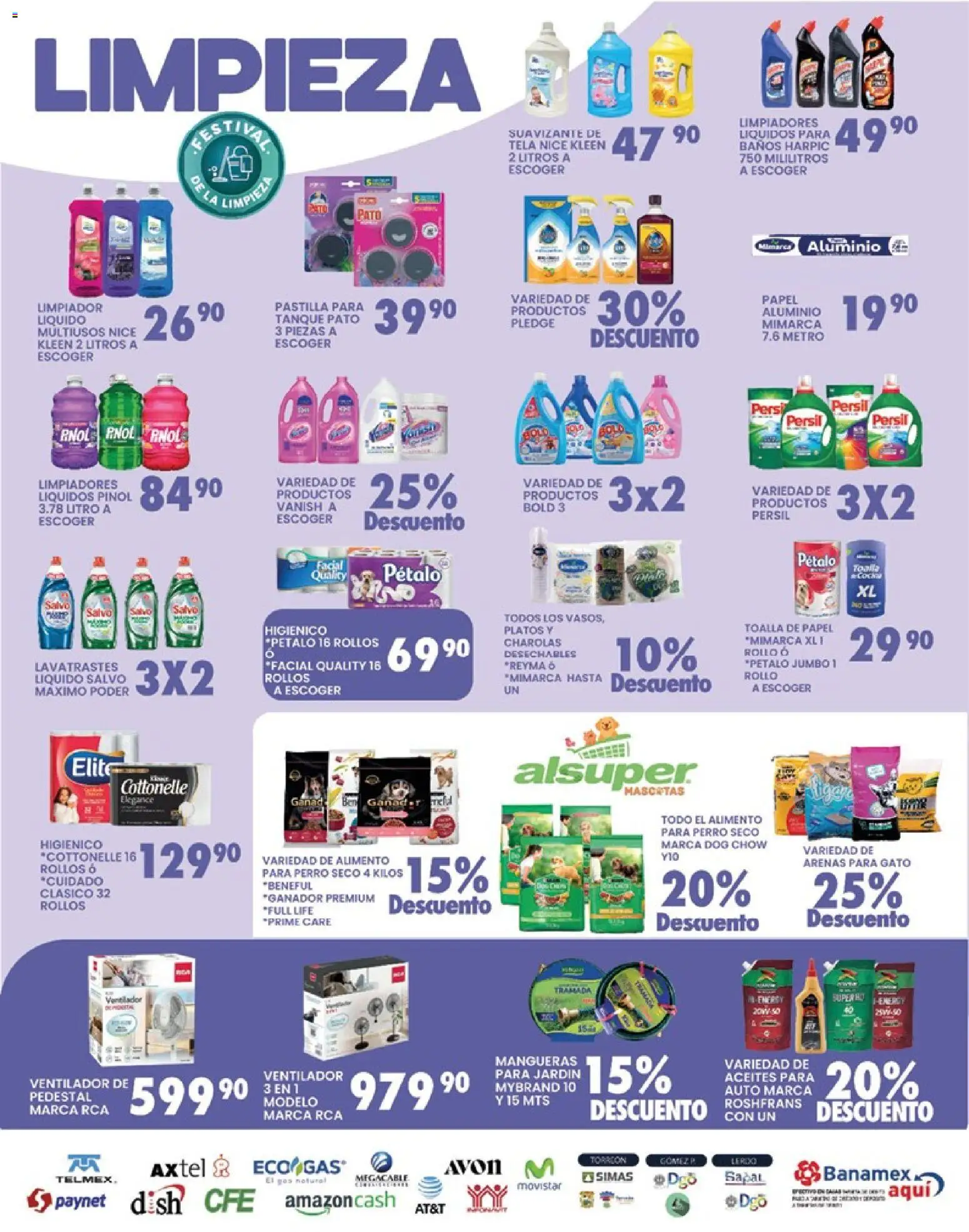 Nuevas ofertas de Alsuper válidas en toda la República Mexicana desde el 24.03.2026. ¡Encuentra las mejores ofertas en Alsuper folleto Torreon! | Página: 5 | Productos: Suavizante, Limpiador, Lavavajillas, Bowl