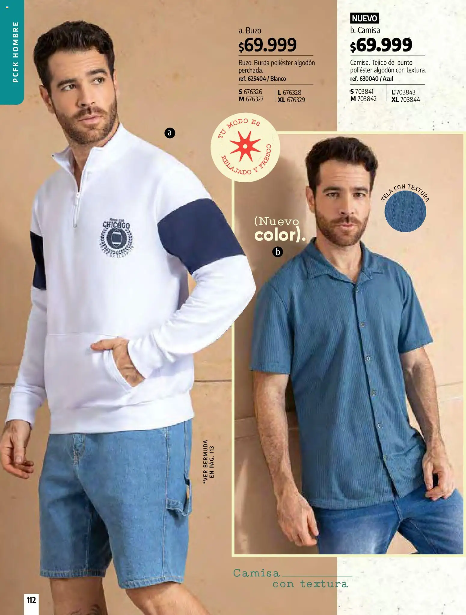Pacifika revista - valida desde el 01.04.2026 | Página: 112 | Productos: Algodón, Bermuda, Buzo, Camisa