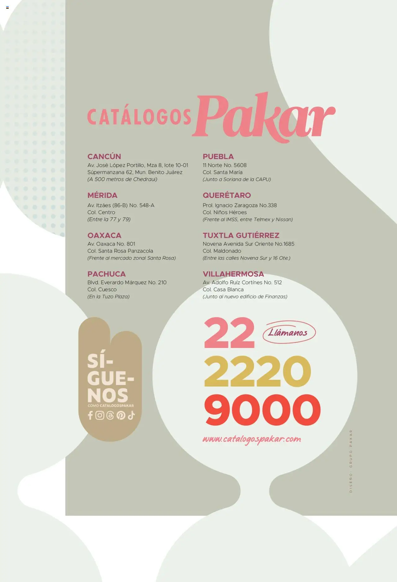 Nuevas ofertas de SC Pakar válidas en toda la República Mexicana desde el 24.07.2025. ¡Encuentra las mejores ofertas en SC Pakar Catálogo Mujer otoño / invierno! | Página: 371