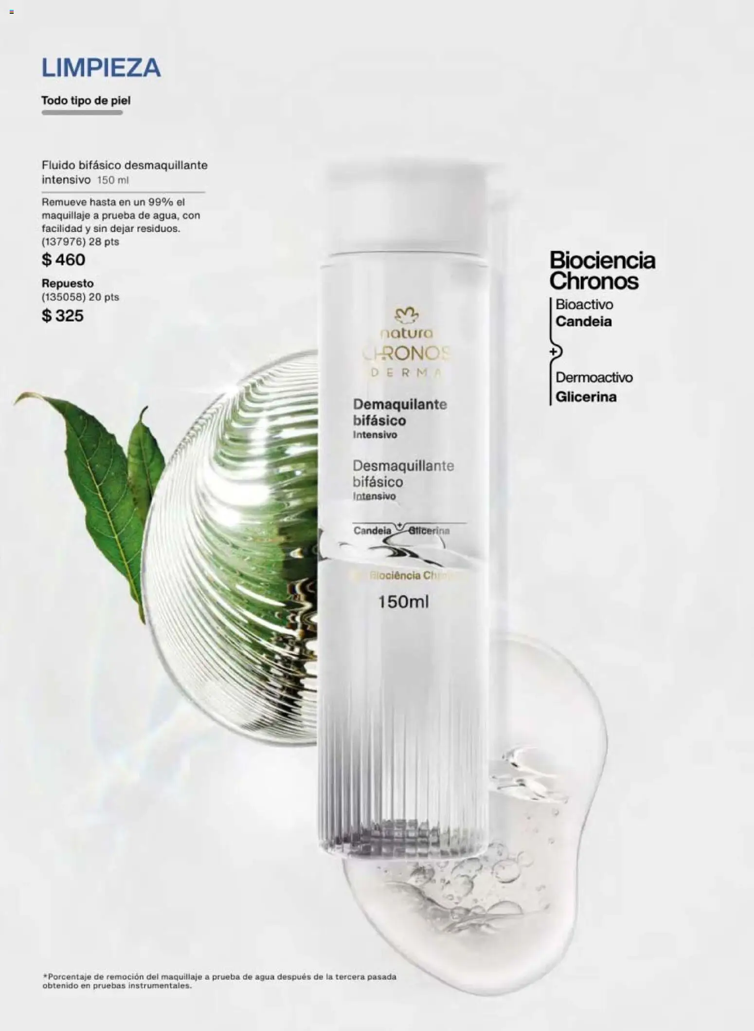 Nuevas ofertas de Natura válidas en toda la República Mexicana desde el 30.01.2026. ¡Encuentra las mejores ofertas en Natura campaña 3 2026! | Página: 57 | Productos: Agua, Desmaquillante, Maquillaje