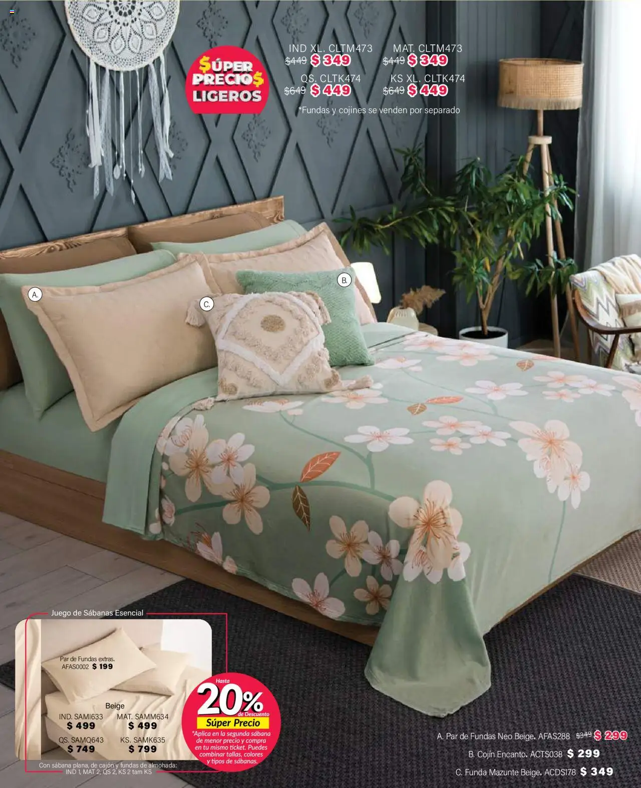 Nuevas ofertas de Colchas Concord válidas en toda la República Mexicana desde el 01.08.2025. ¡Encuentra las mejores ofertas en Colchas Concord - Catálogo! | Página: 878 | Productos: Juego, Funda, Almohada, Sabanas