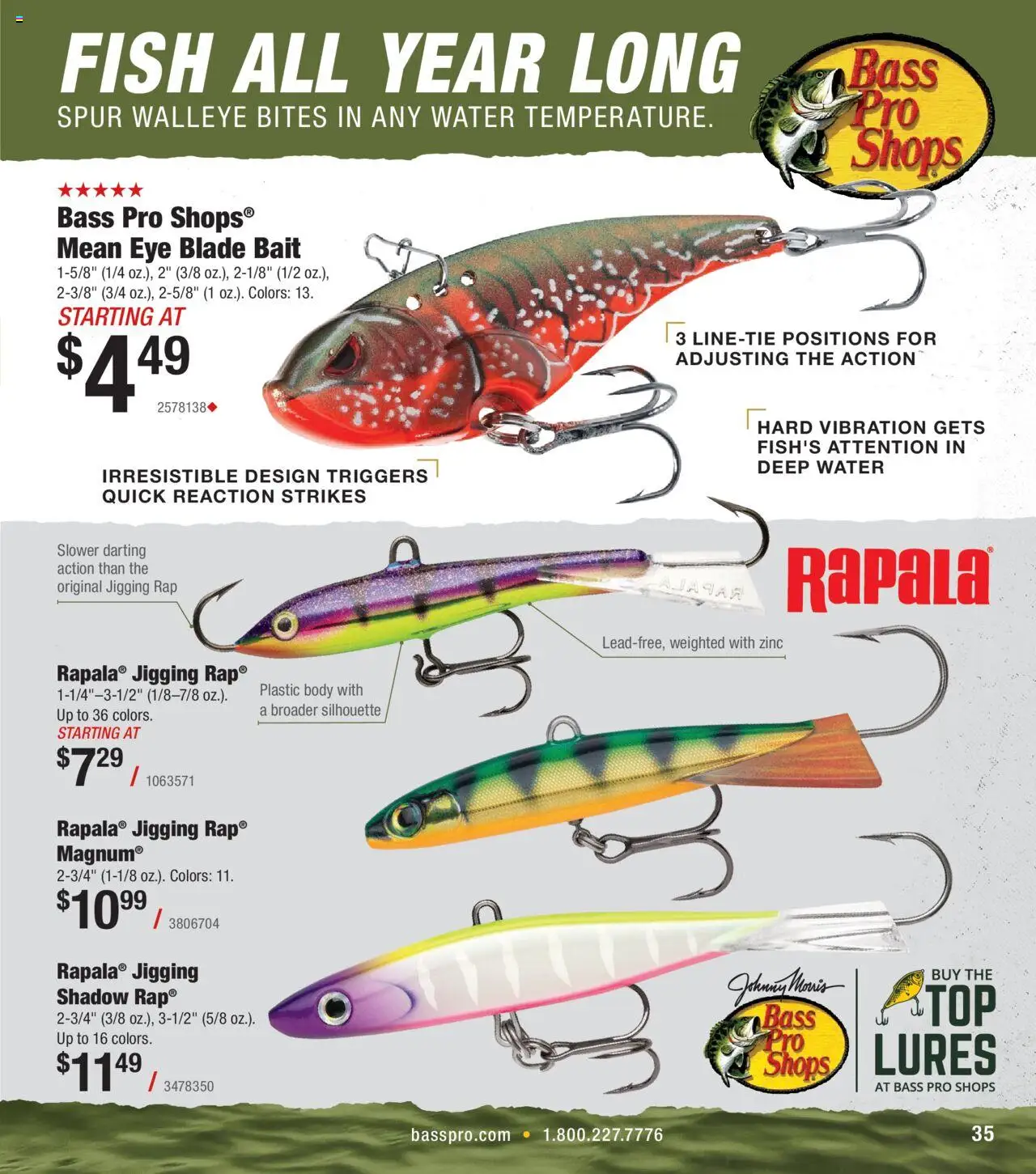 Cabela's Northern Angler 25 - valid from 27.03.2025 | Page: 35 | Products: Zinc, Fish, Water, Bait