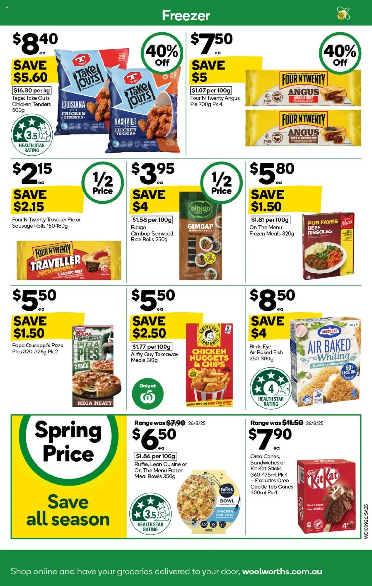 Woolworths catalogue - valid from 10.09.2025 | Page: 25 | Products: Oil, Fish, Pepper, Freezer