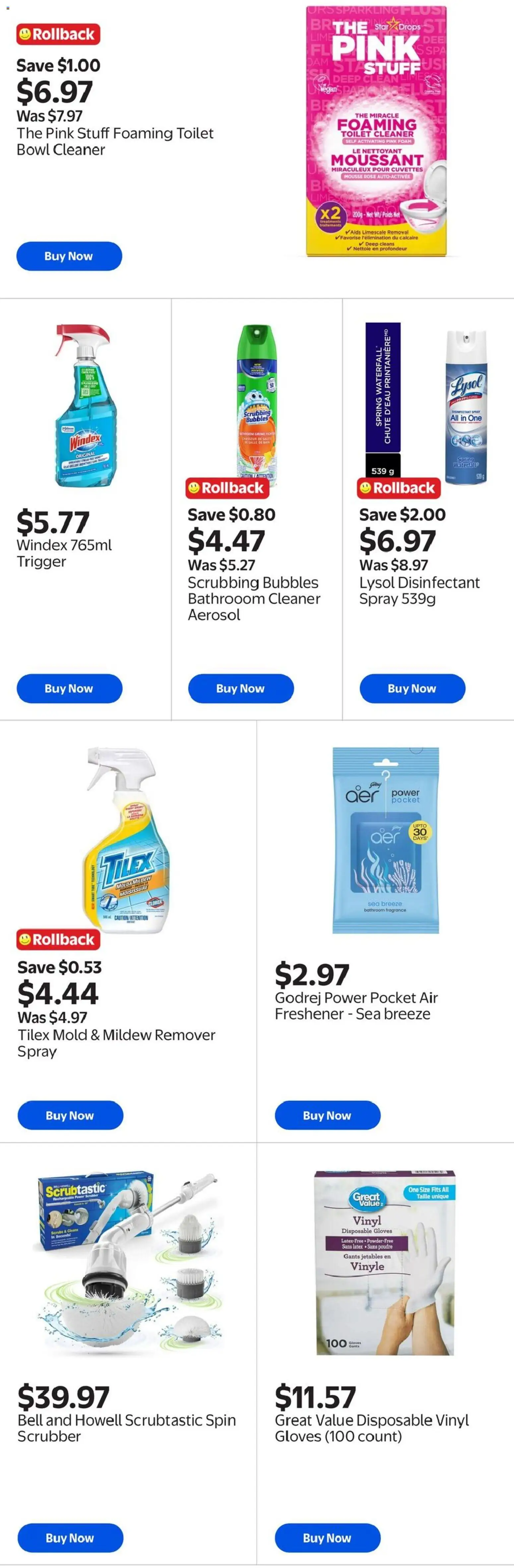 Walmart flyer valid from 02.04.2026 | Page: 5 | Products: Gloves, Fragrance
