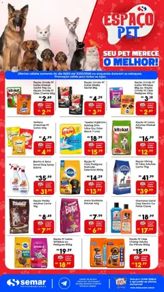 Semar Supermercado ofertas Espaço Pet - Pré-Visualização do folheto da loja Semar Supermercado, válido de 19.03.2026