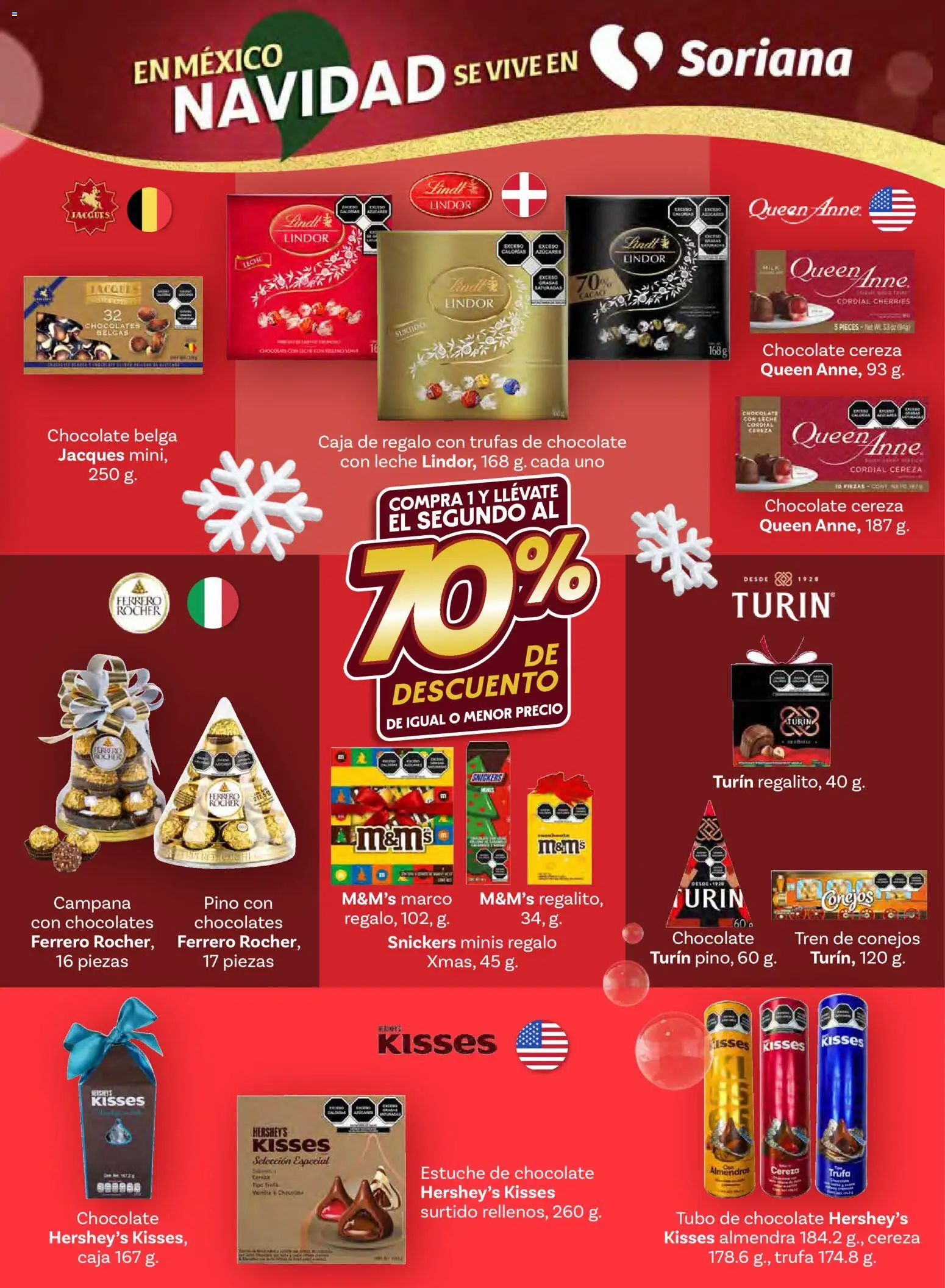 Nuevas ofertas de Soriana válidas en toda la República Mexicana desde el 11.12.2025. ¡Encuentra las mejores ofertas en Soriana - Preciazazaso Híper: Camp, Chia, Oax, Q. Roo, Tab, Yuc! | Página: 44 | Productos: Leche, Estuche, Almendra, Campana