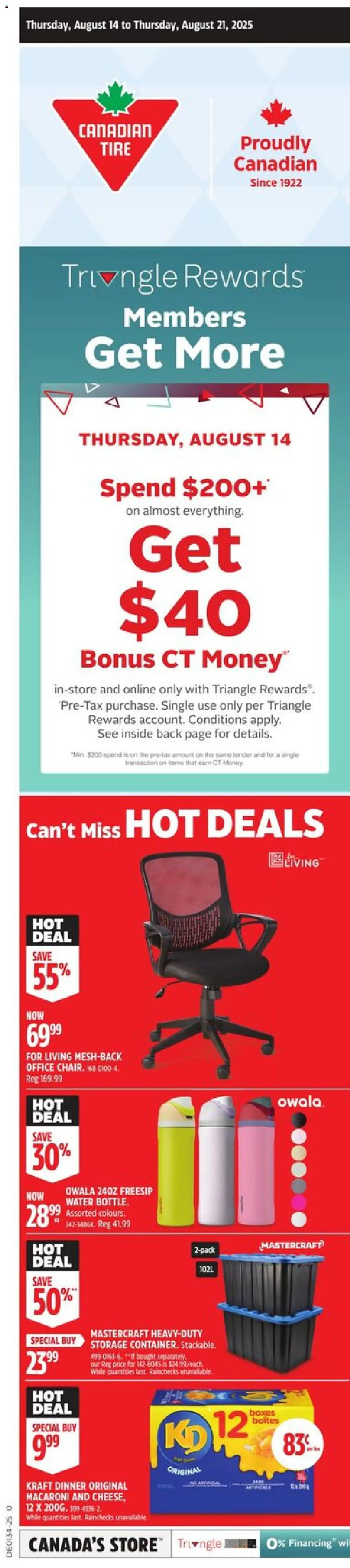 Canadian Tire flyer valid from 14.08.2025 | Page: 3