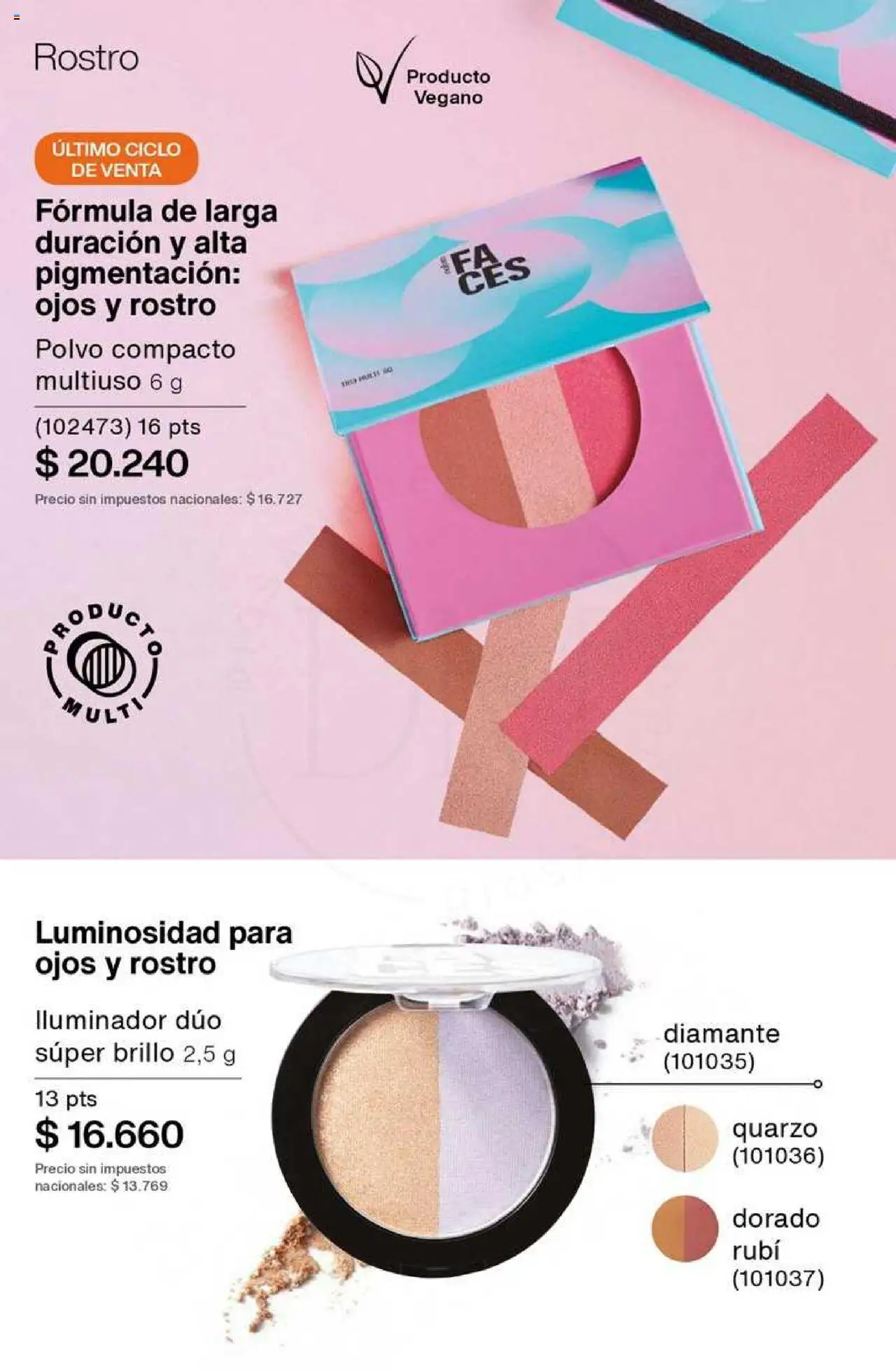 Catálogo Natura Ciclo 8 │ válido desde el 03.06.2025 | Página: 125 | Productos: Iluminador, Polvo, Brillo, Polvo compacto