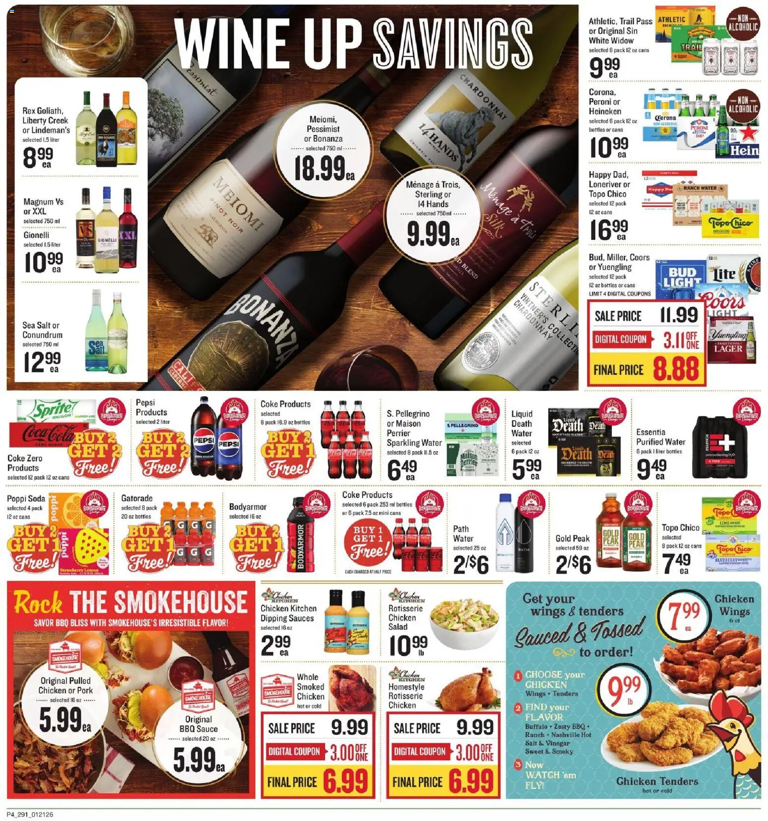 Lowes Foods Weekly Ad - NC - valid from 21.01.2026 | Page: 5 | Products: Bath, Wine, Pork, Sauce