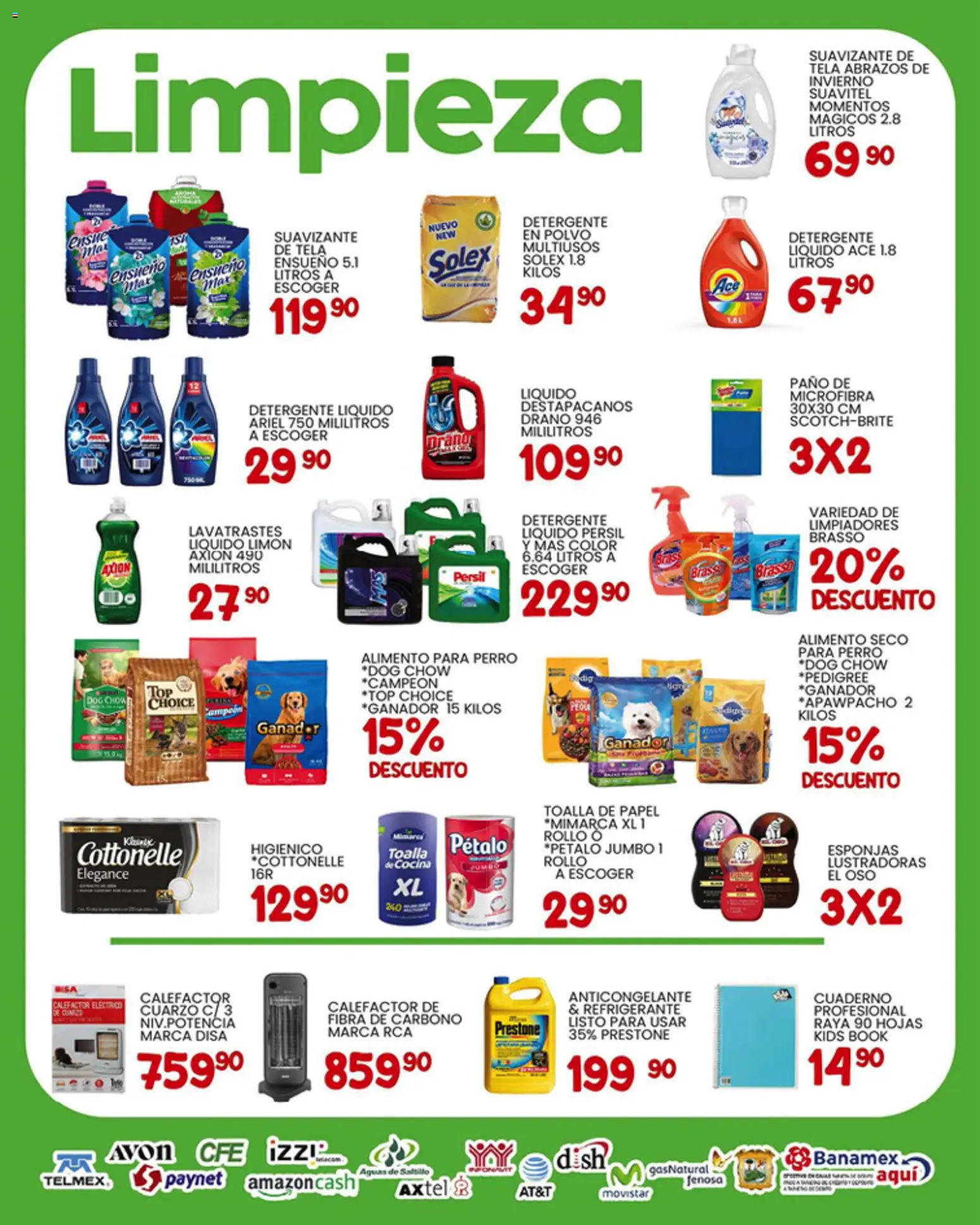 Nuevas ofertas de Alsuper válidas en toda la República Mexicana desde el 23.01.2026. ¡Encuentra las mejores ofertas en Alsuper folleto Saltillo! | Página: 5 | Productos: Detergente, Limón, Suavizante, Notebook